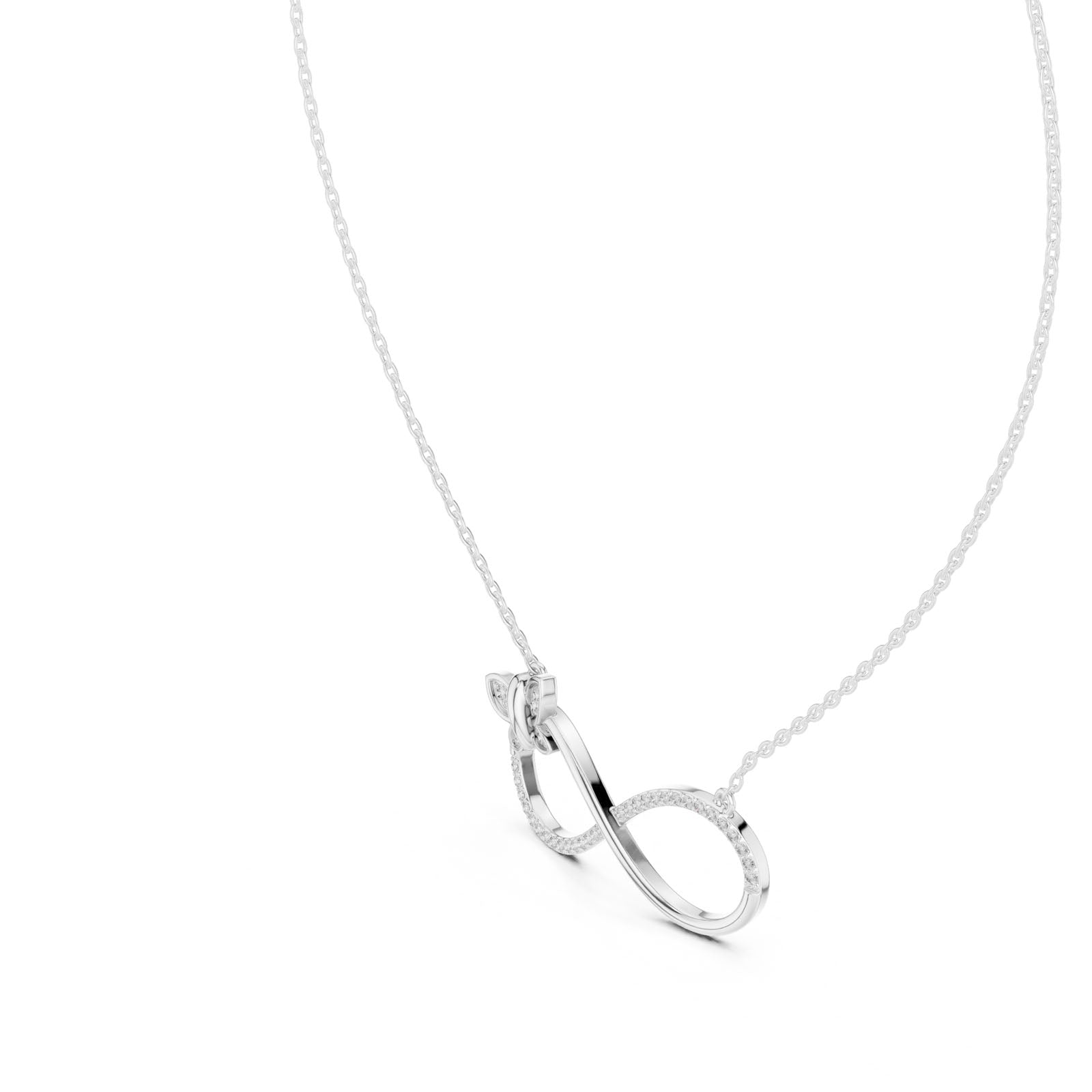 .25 Ct. Diamond Butterfly Infinity Pendant Necklace (GPD-0072) 5