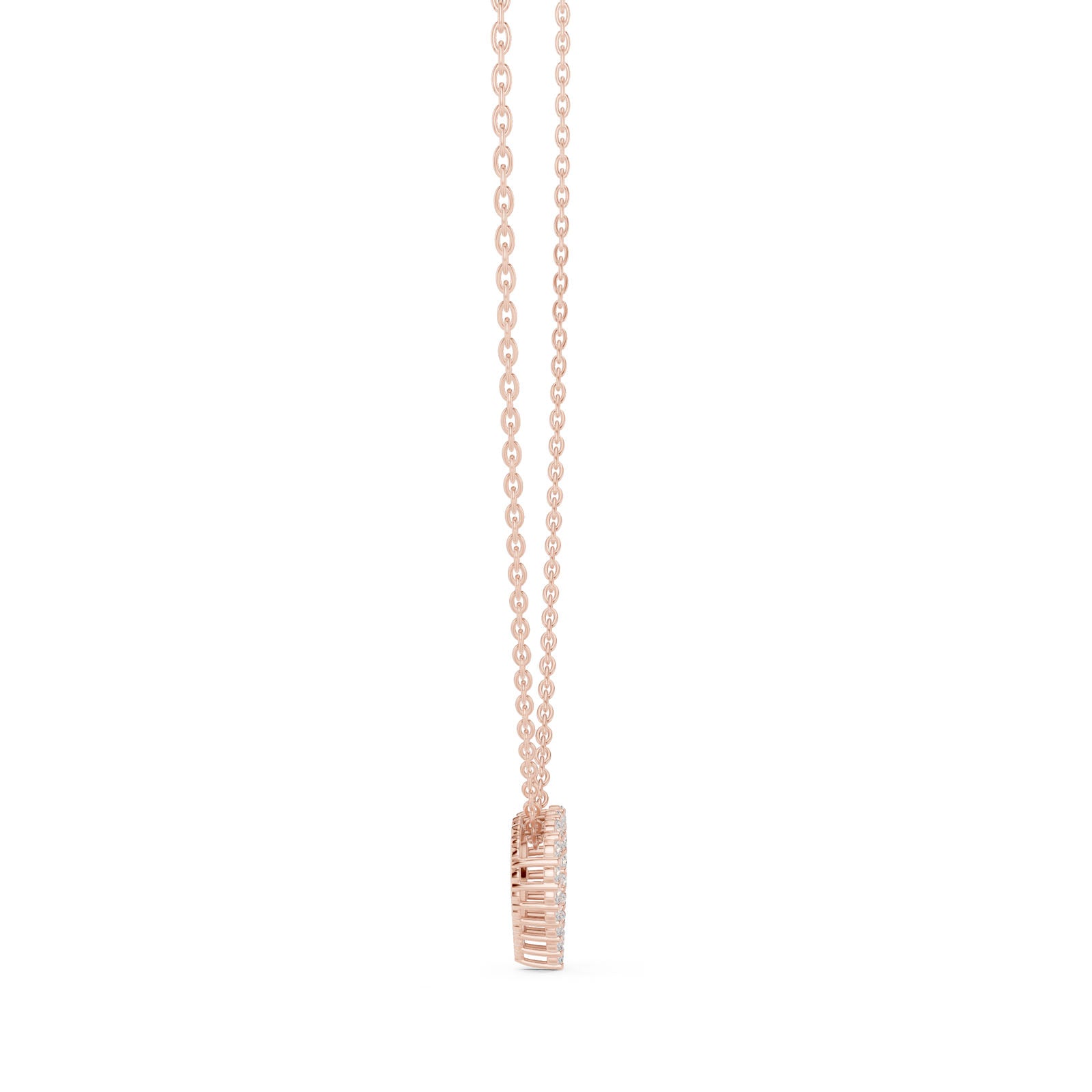 .25 Ct. Diamond Open Heart Pendant Necklace (GPD-0073) 3