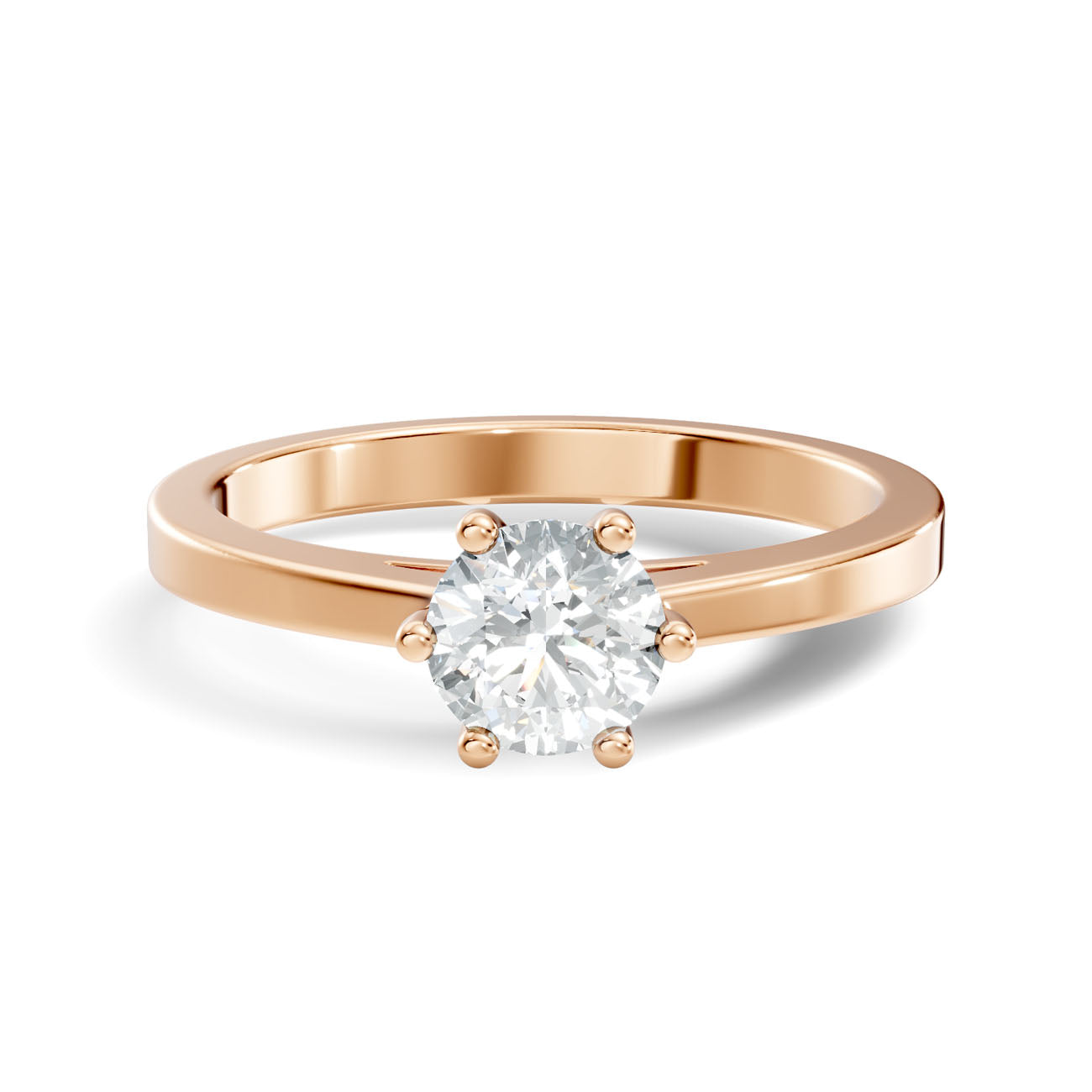 .50 Ct. Classic Round Solitaire Diamond Ring (GJSLR-099) 6
