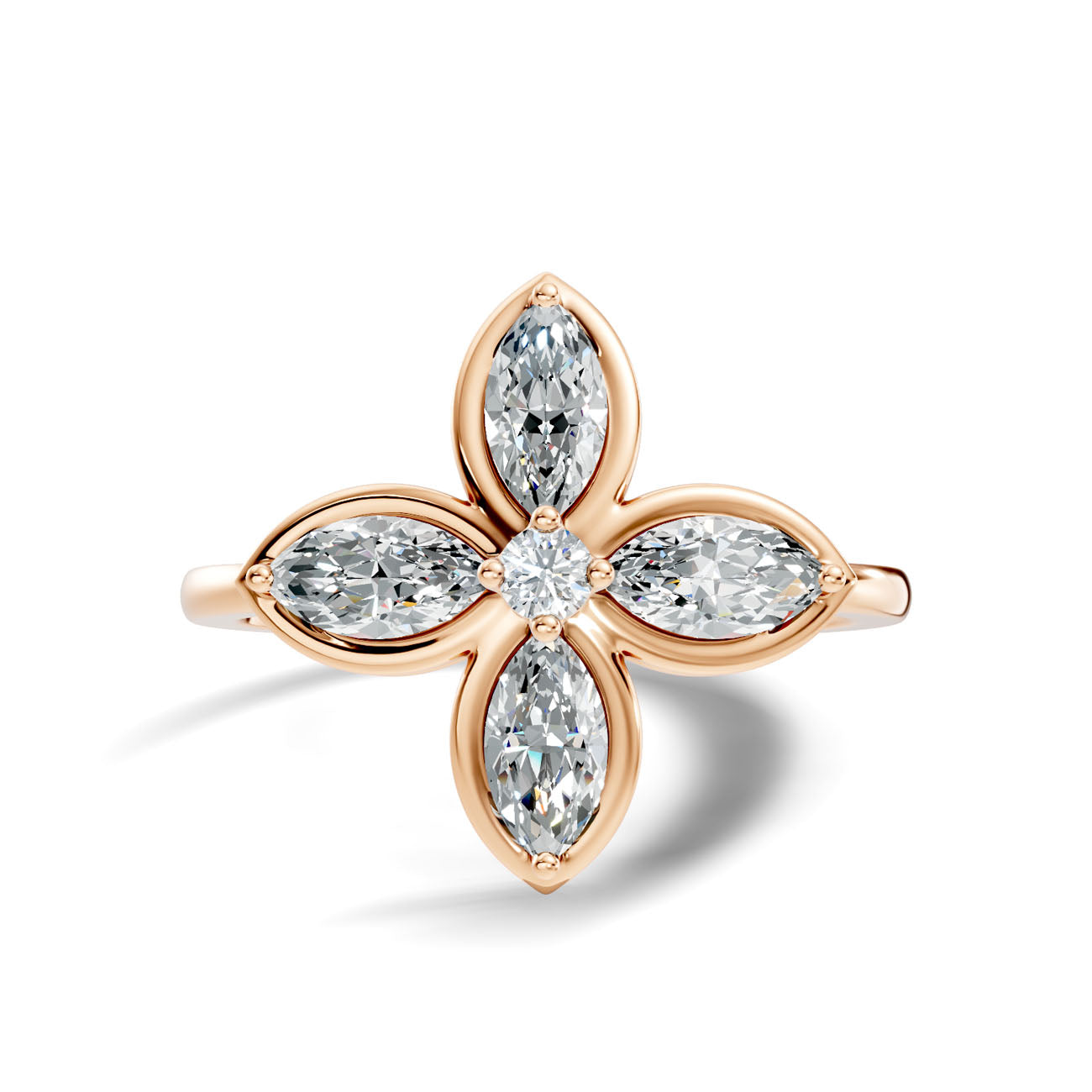 .40 Ct. Marquise Diamond Floral Cluster Ring (GJSLR-095) 7