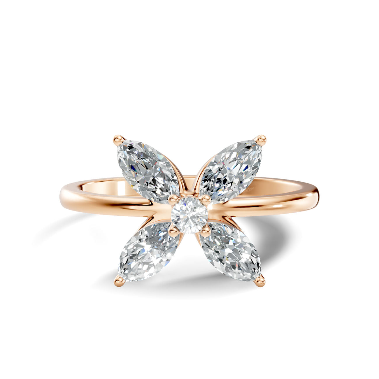 .47 Ct. Marquise Diamond Floral Cluster Ring (GJSLR-093) 6