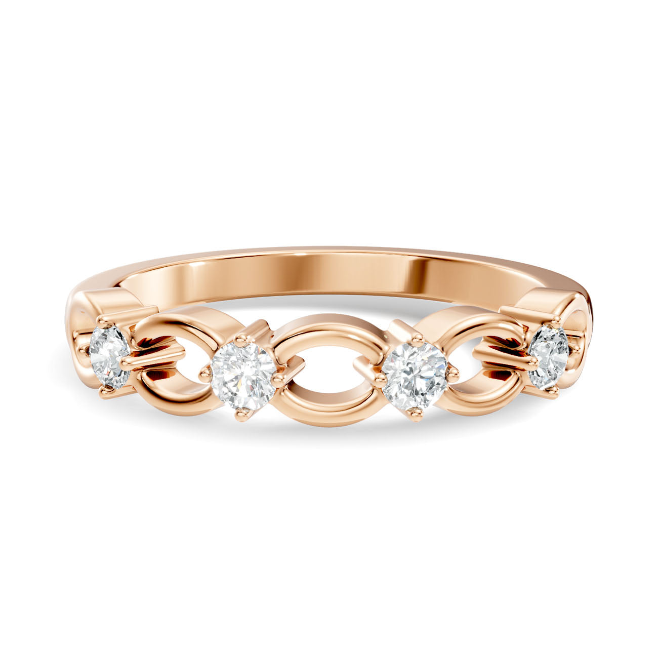 .16 Ct. Diamond Link Band Ring (GJSLR-091) 7