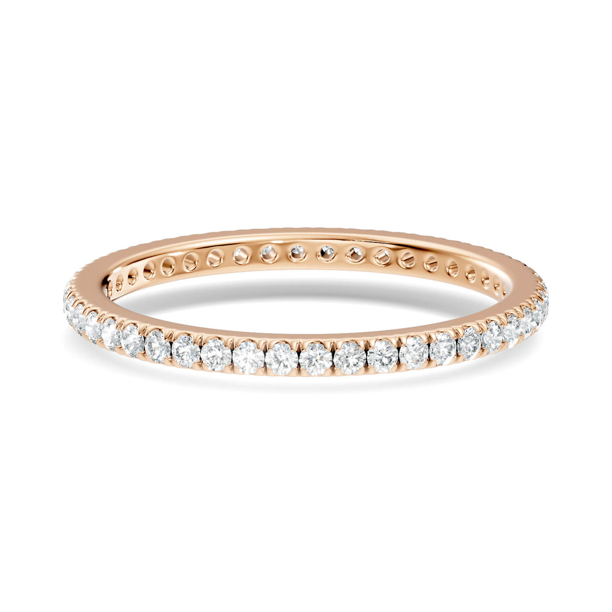 .34 Ct. Round Diamond Eternity Band with Classic Shared Prong Design (JBW-140MM) 3