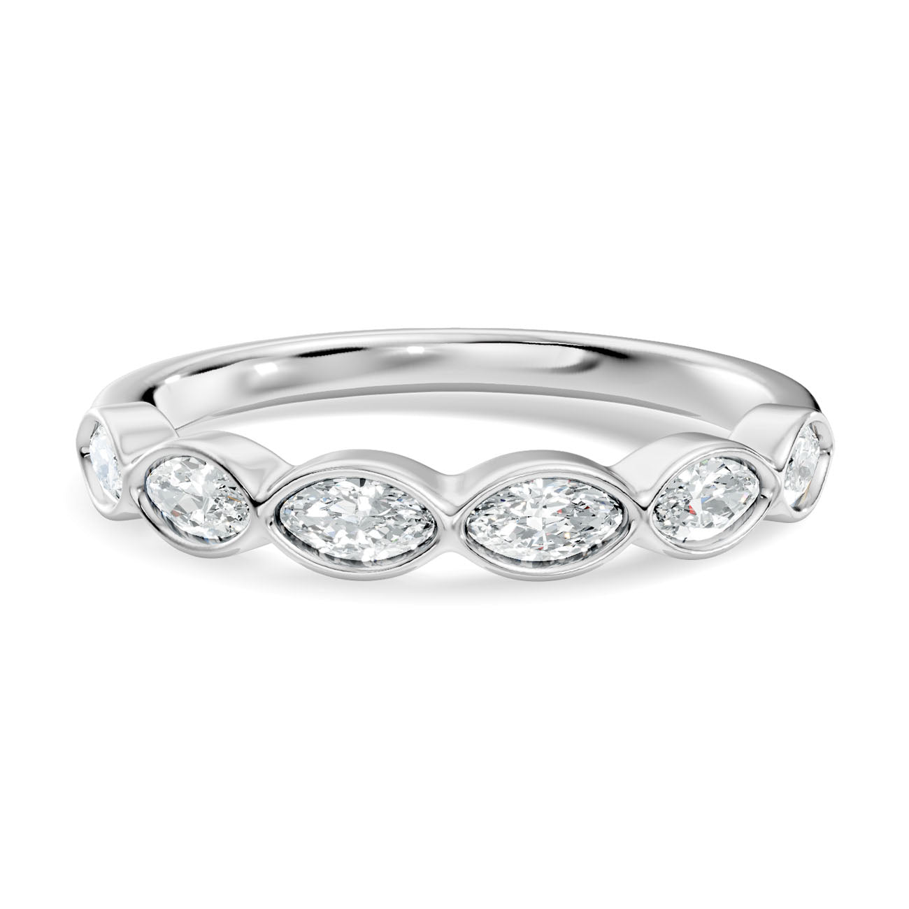 .30 Ct. Marquise Diamond Bezel Band (L2-27#10001L) 11