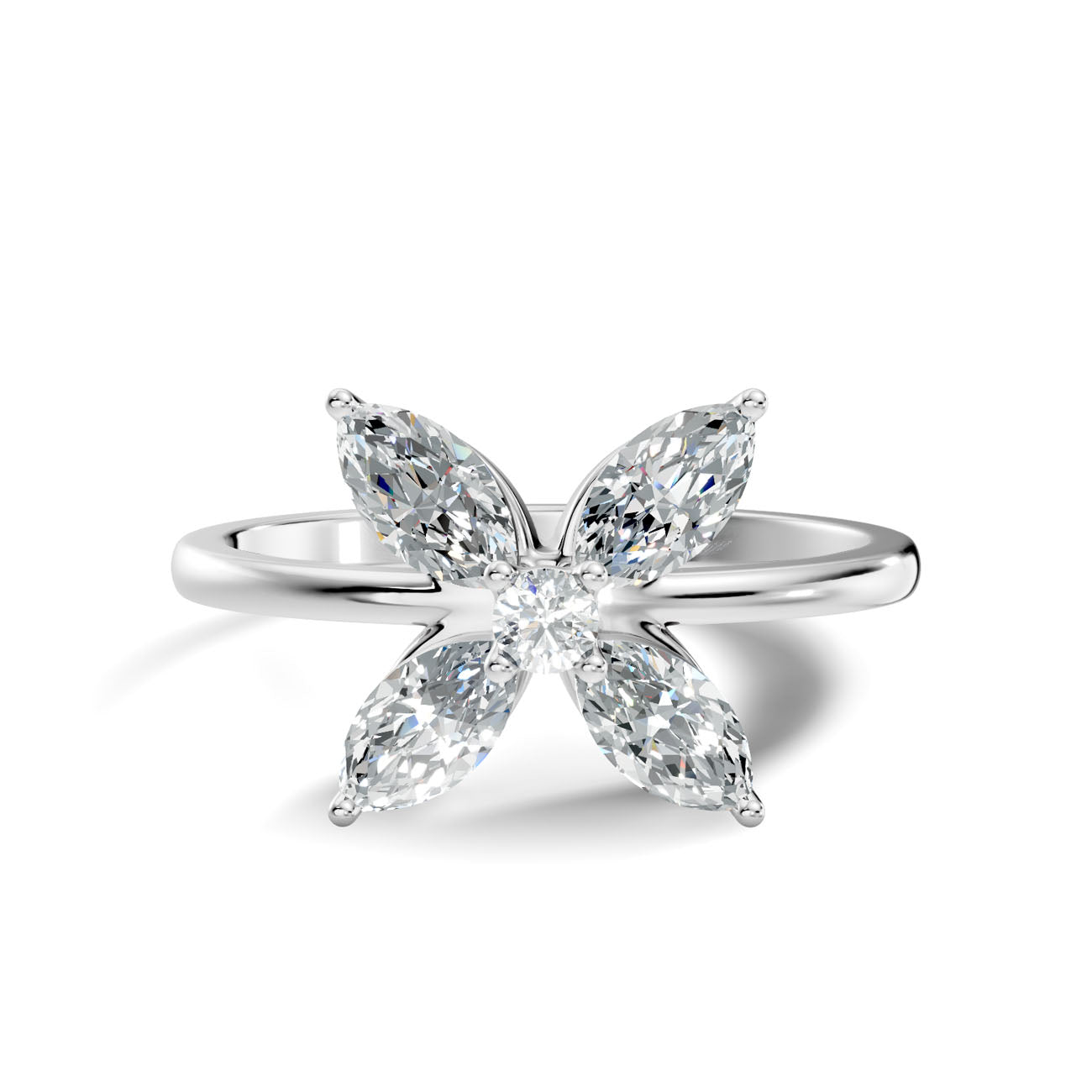 .47 Ct. Marquise Diamond Floral Cluster Ring (GJSLR-093) 10