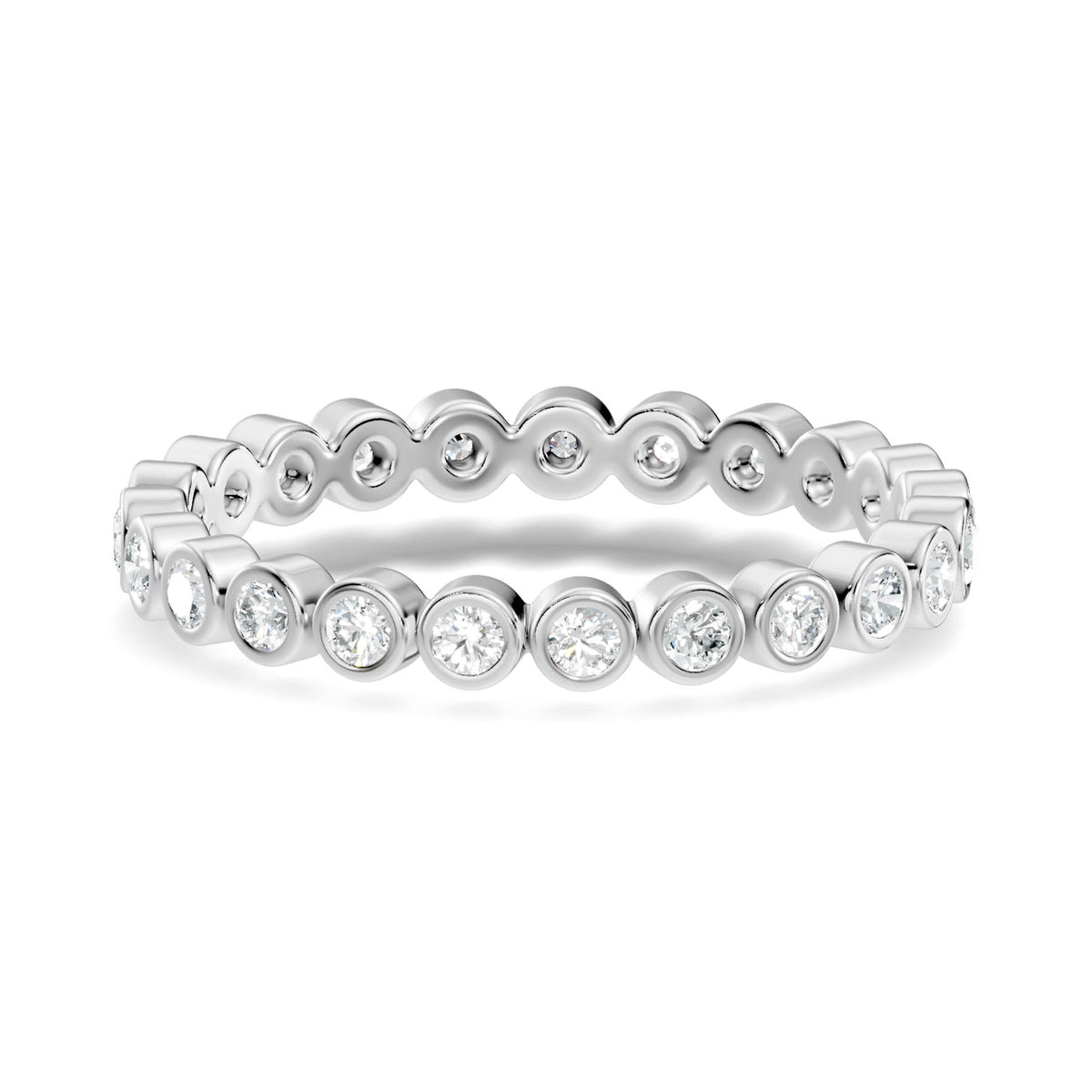 .26 Ct. Round Diamond Bezel Eternity Band (BZE1) 10
