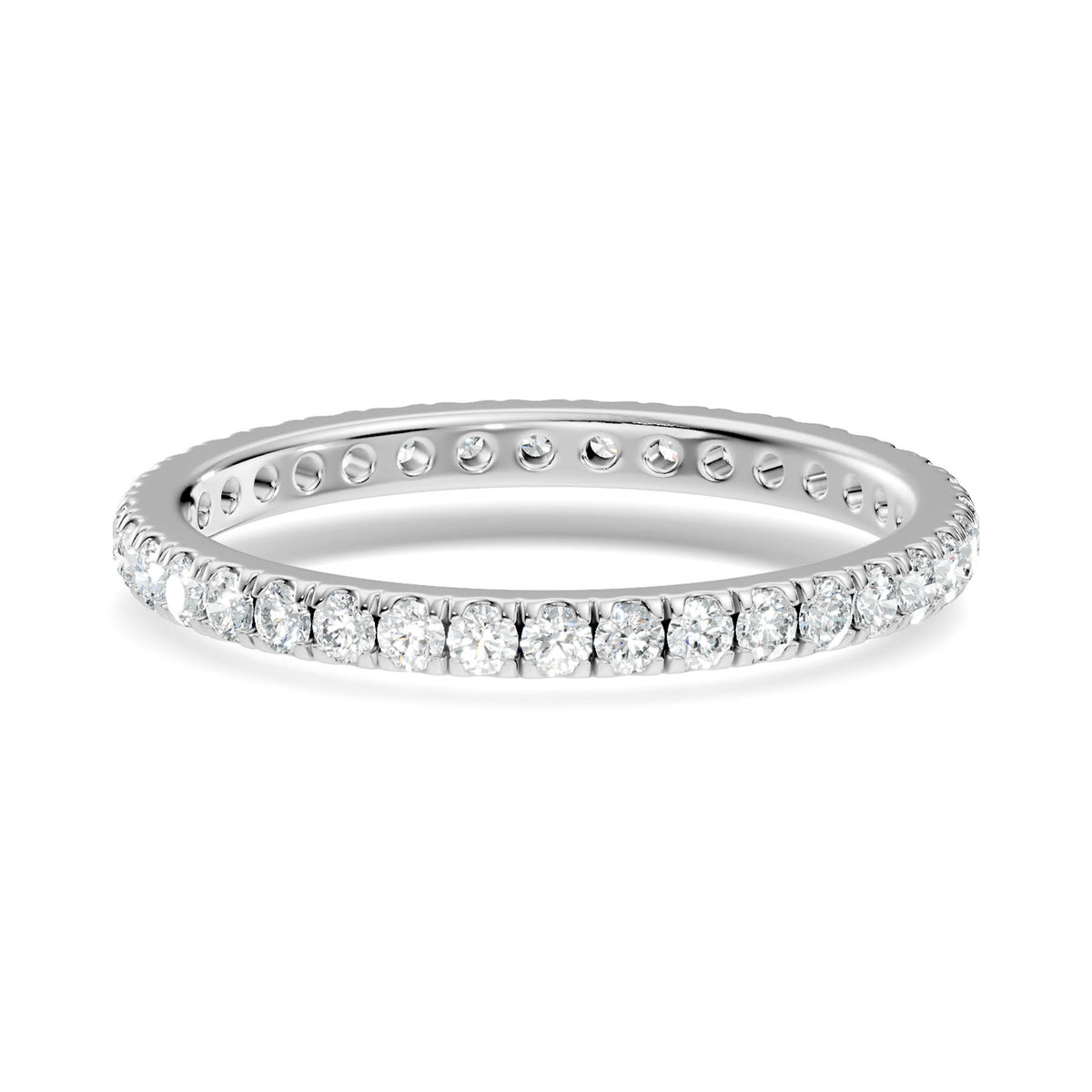 .34 Ct. Round Diamond Eternity Band with Classic Shared Prong Design (JBW-140MM) 11