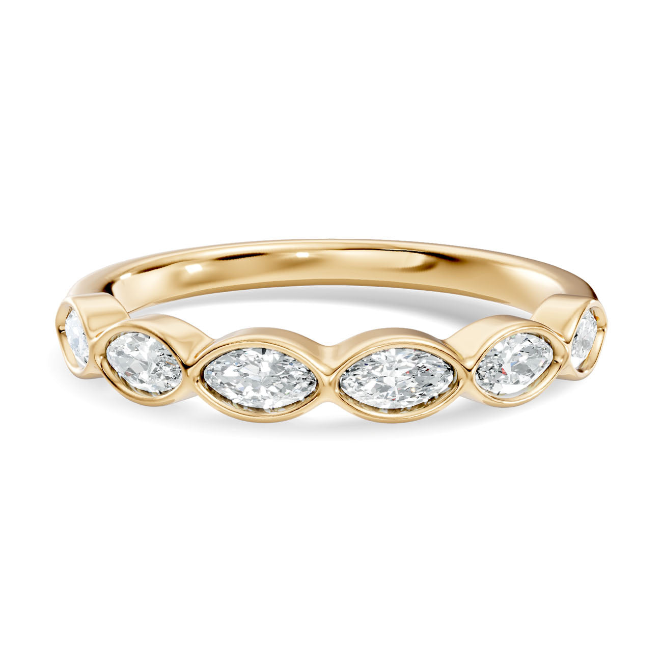 .30 Ct. Marquise Diamond Bezel Band (L2-27#10001L) 3
