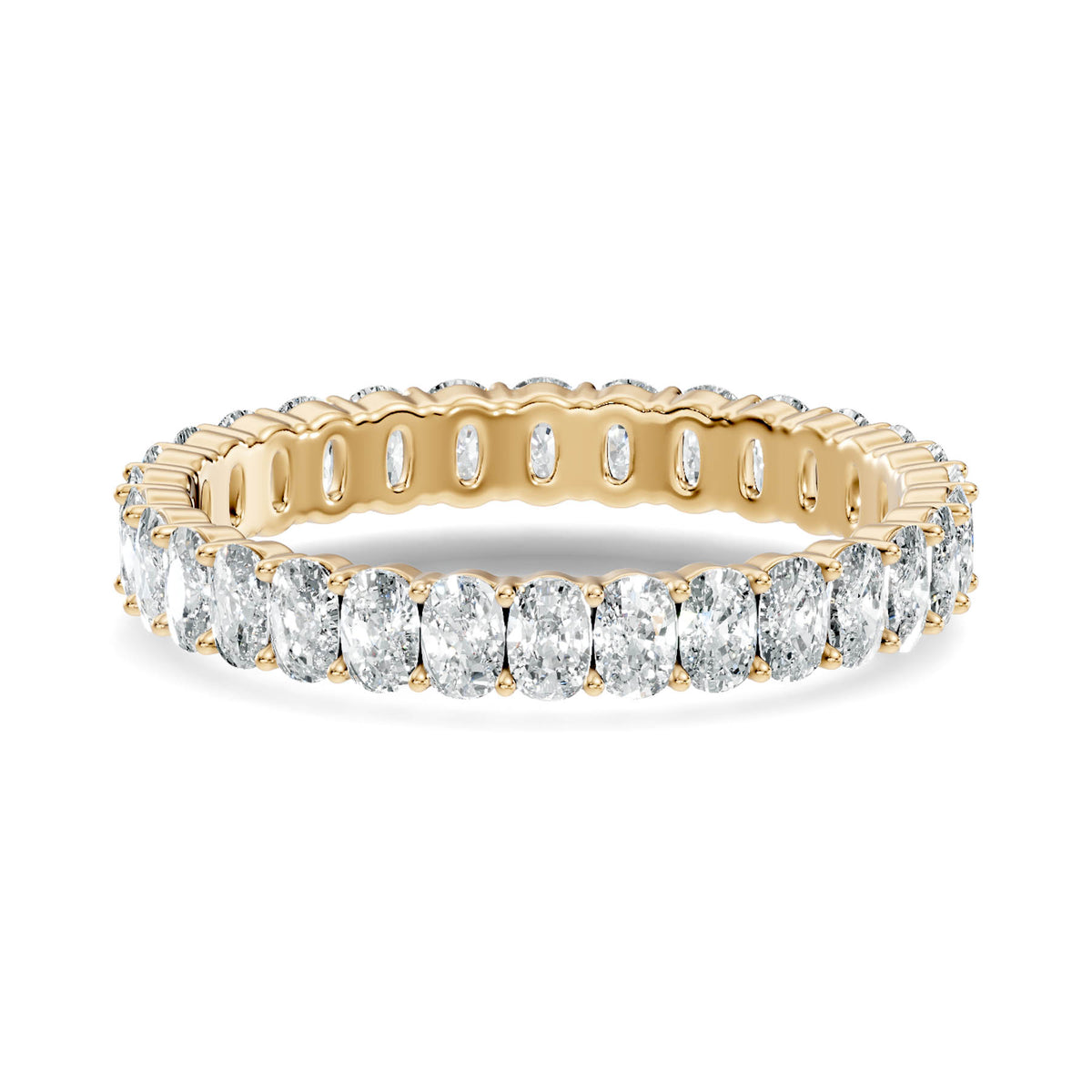 1.66 Ct. Oval Diamond Eternity Band with Four-Prong Setting (OC1) 15