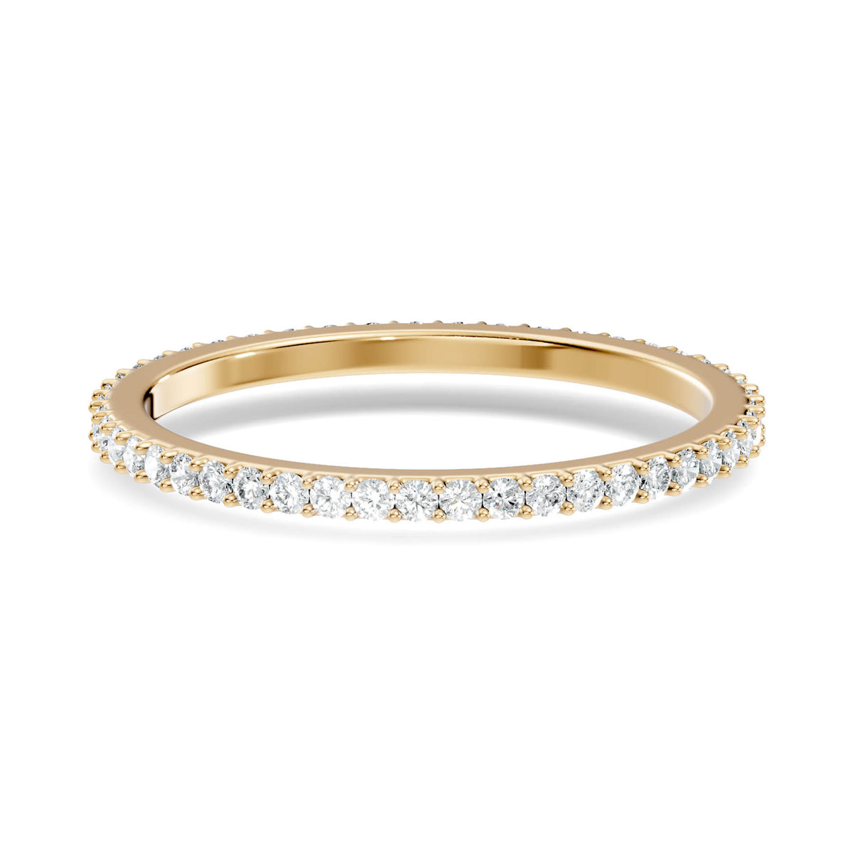 .27 Ct. Round Diamond French Pavé Eternity Ring with Shared-Prong Setting (FP110) 5