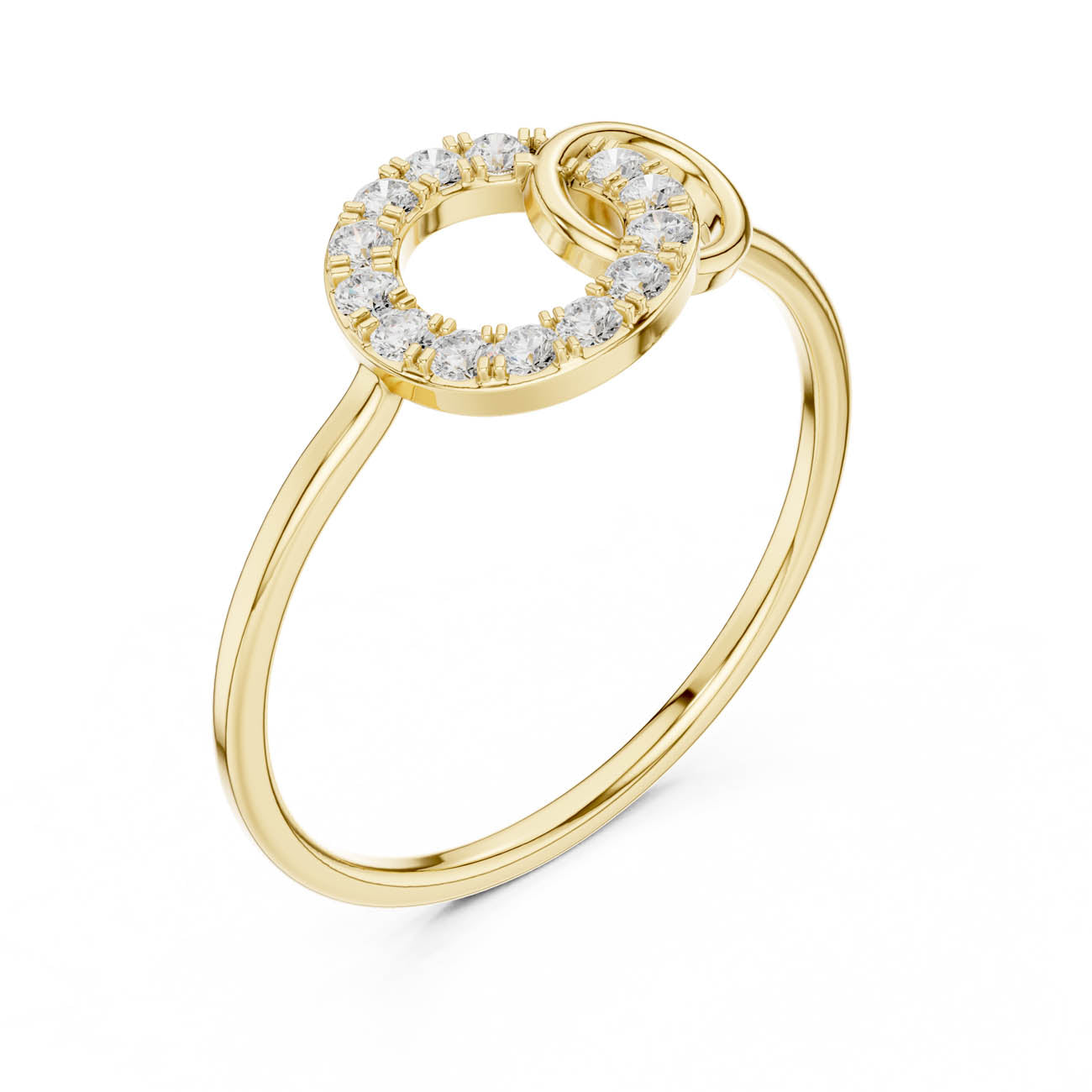 .16 Ct. Interlocking Circle Diamond Ring (HLR-201)