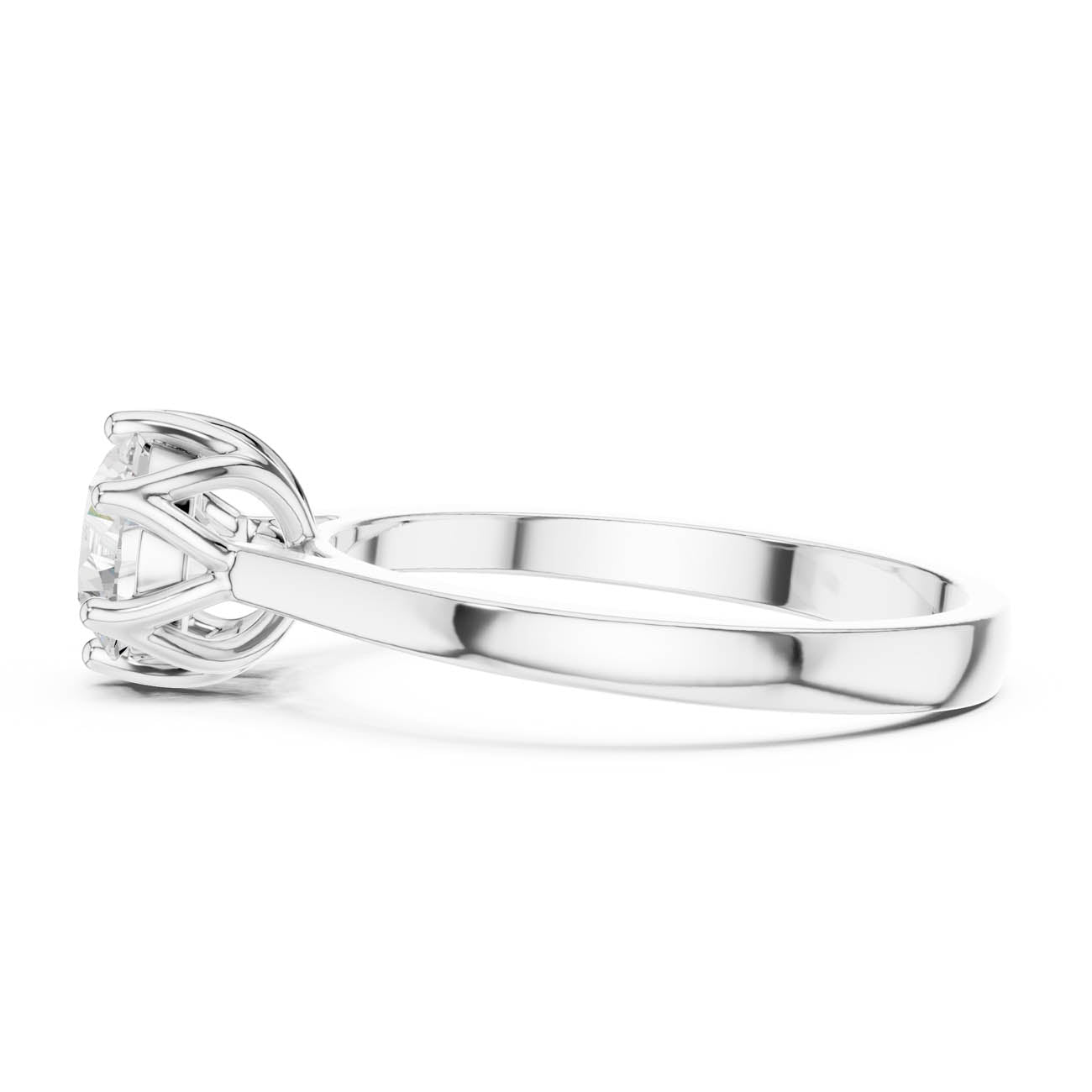.85 Ct. Round Diamond Solitaire Engagement Ring (HLR-46) 11
