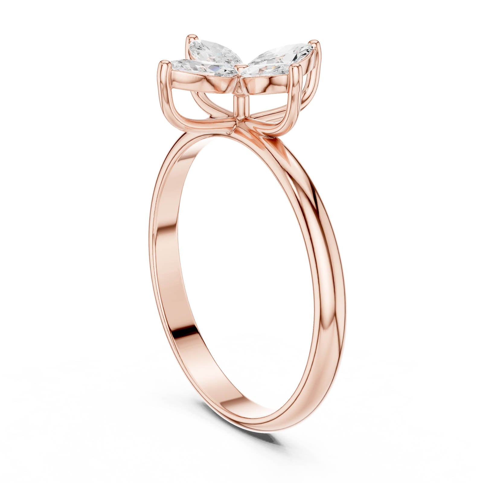 .41 Ct. Marquise Diamond Floral Cluster Ring (HLR-94) 10