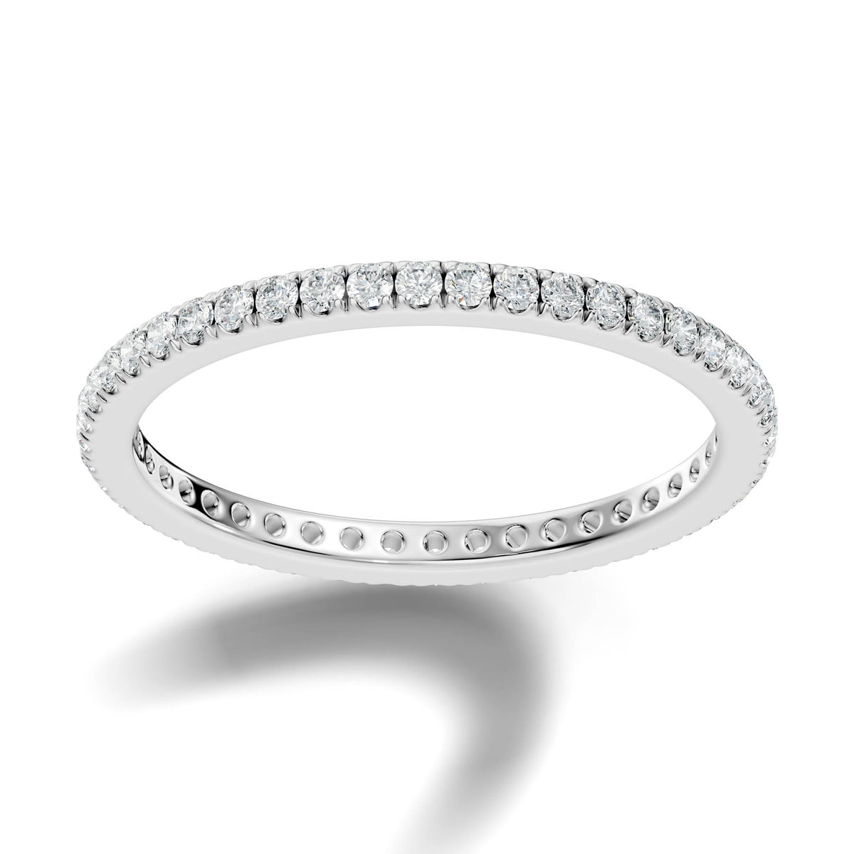 .25 Ct. Round Diamond Eternity Band with Shared Prong Design (JBW-120MM) 1