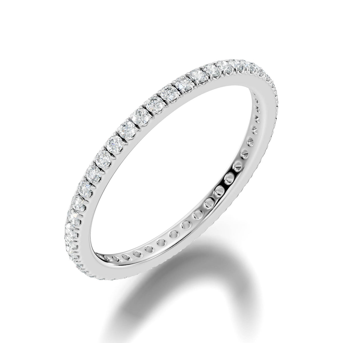 .25 Ct. Round Diamond Eternity Band with Shared Prong Design (JBW-120MM) 8