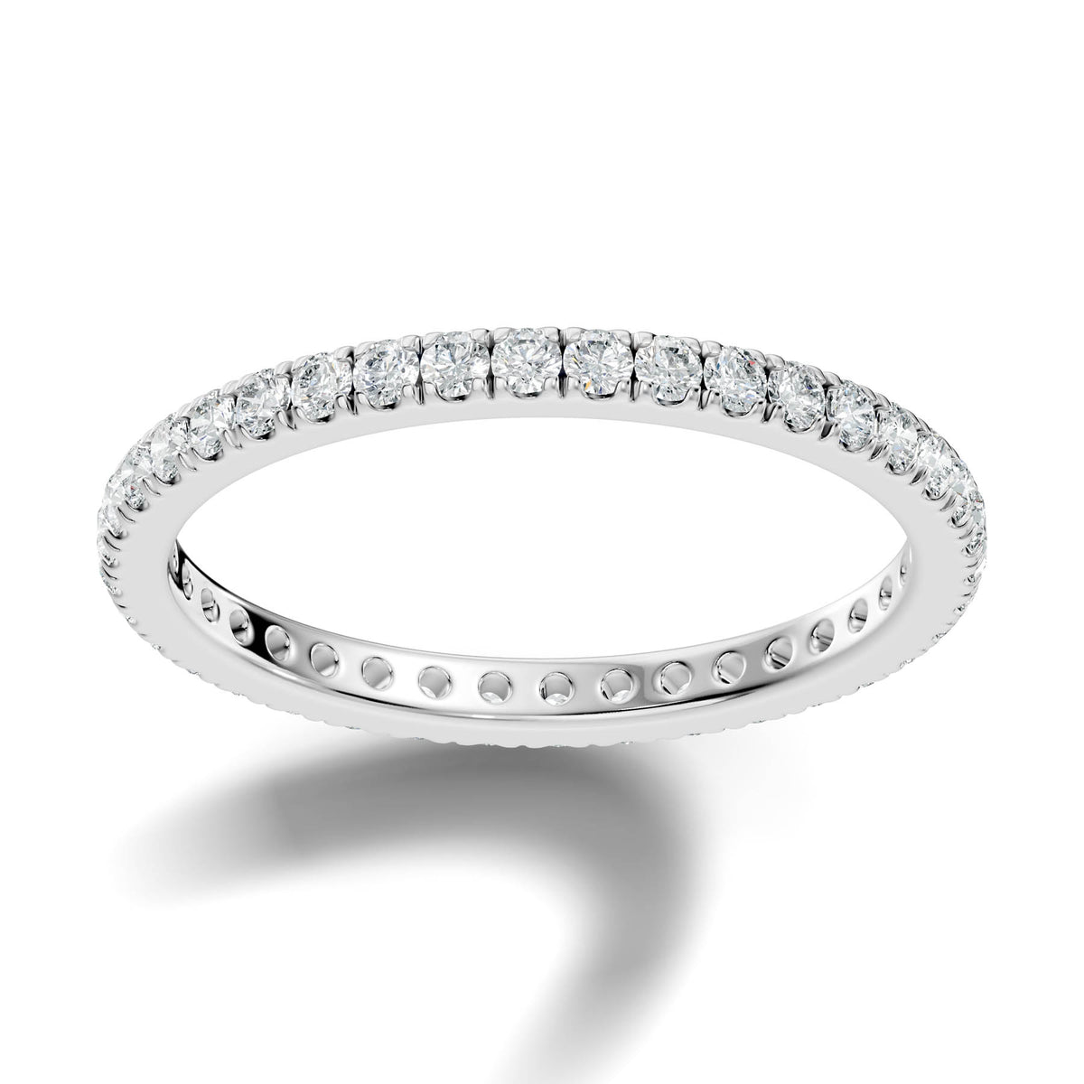 .34 Ct. Round Diamond Eternity Band with Classic Shared Prong Design (JBW-140MM) 1