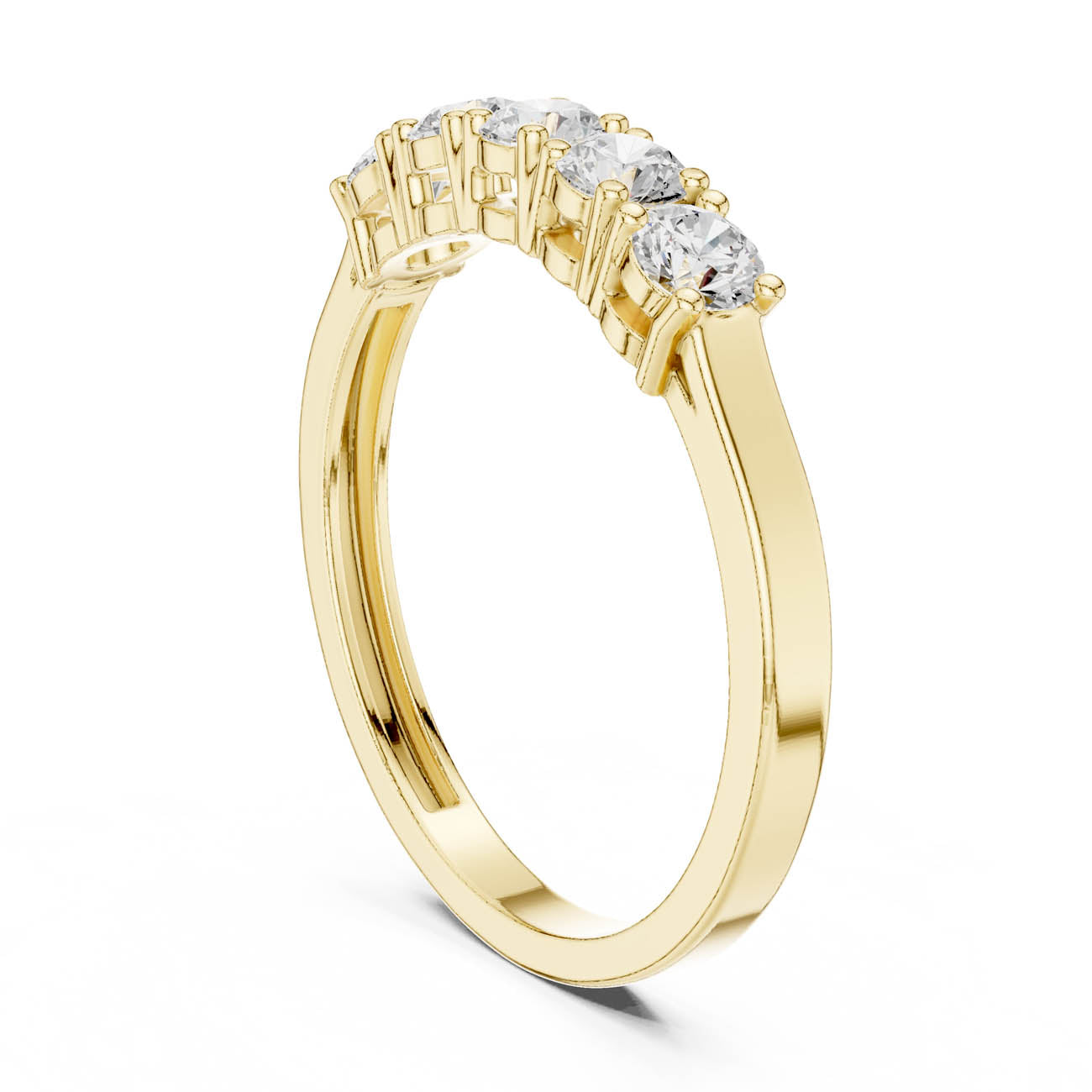 .55 Ct. Five Stone Round Diamond Ring (JLR-18) 3