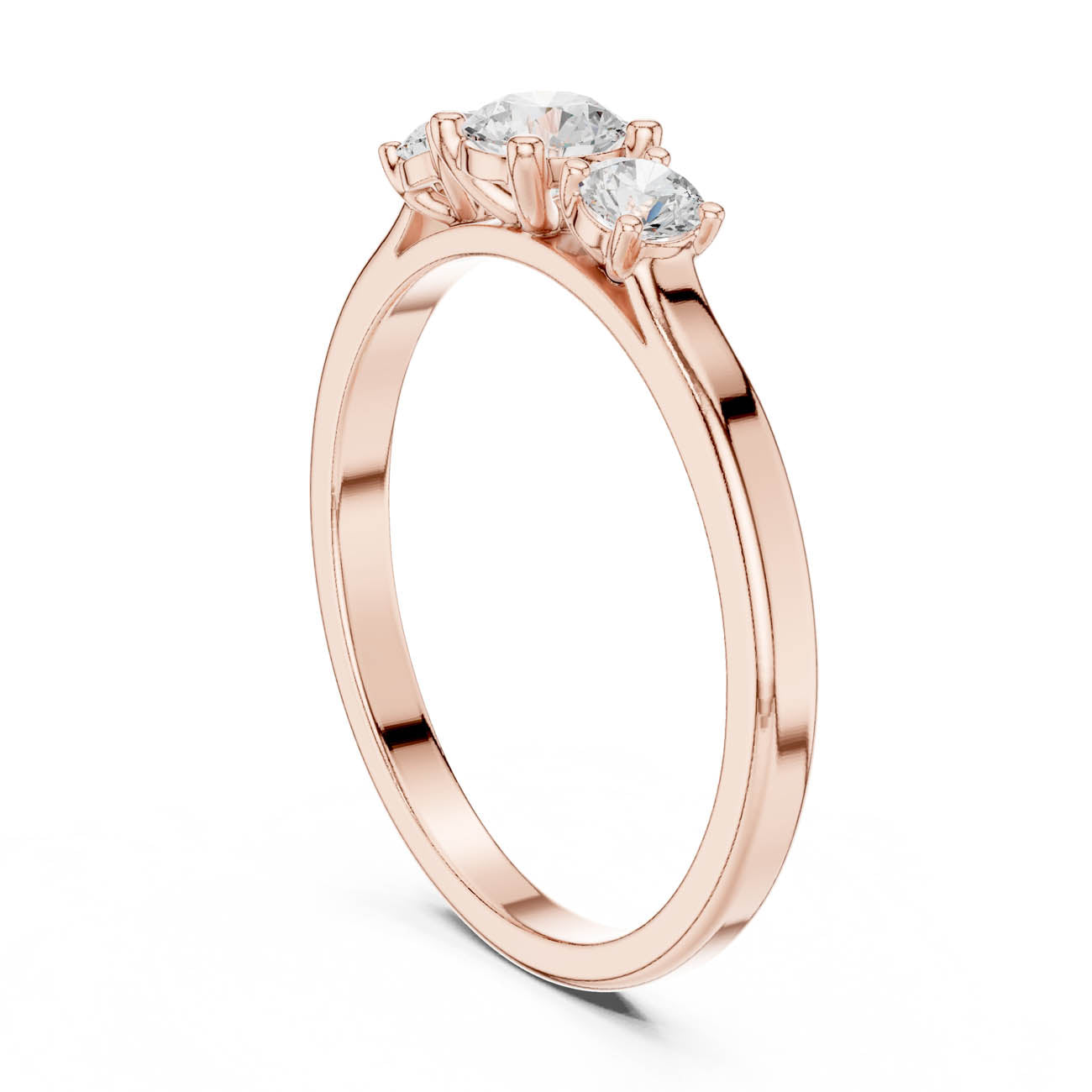 .52 Ct. Round Diamond Three-Stone Ring (JLR-25) 8