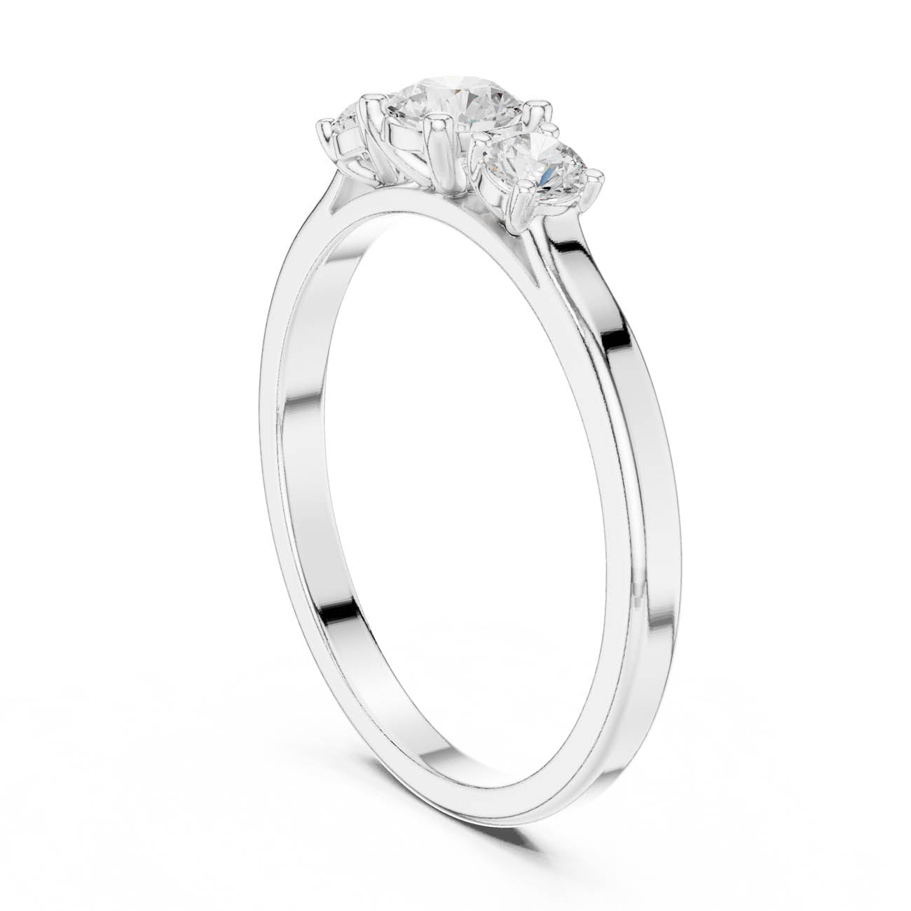 .52 Ct. Round Diamond Three-Stone Ring (JLR-25) 9