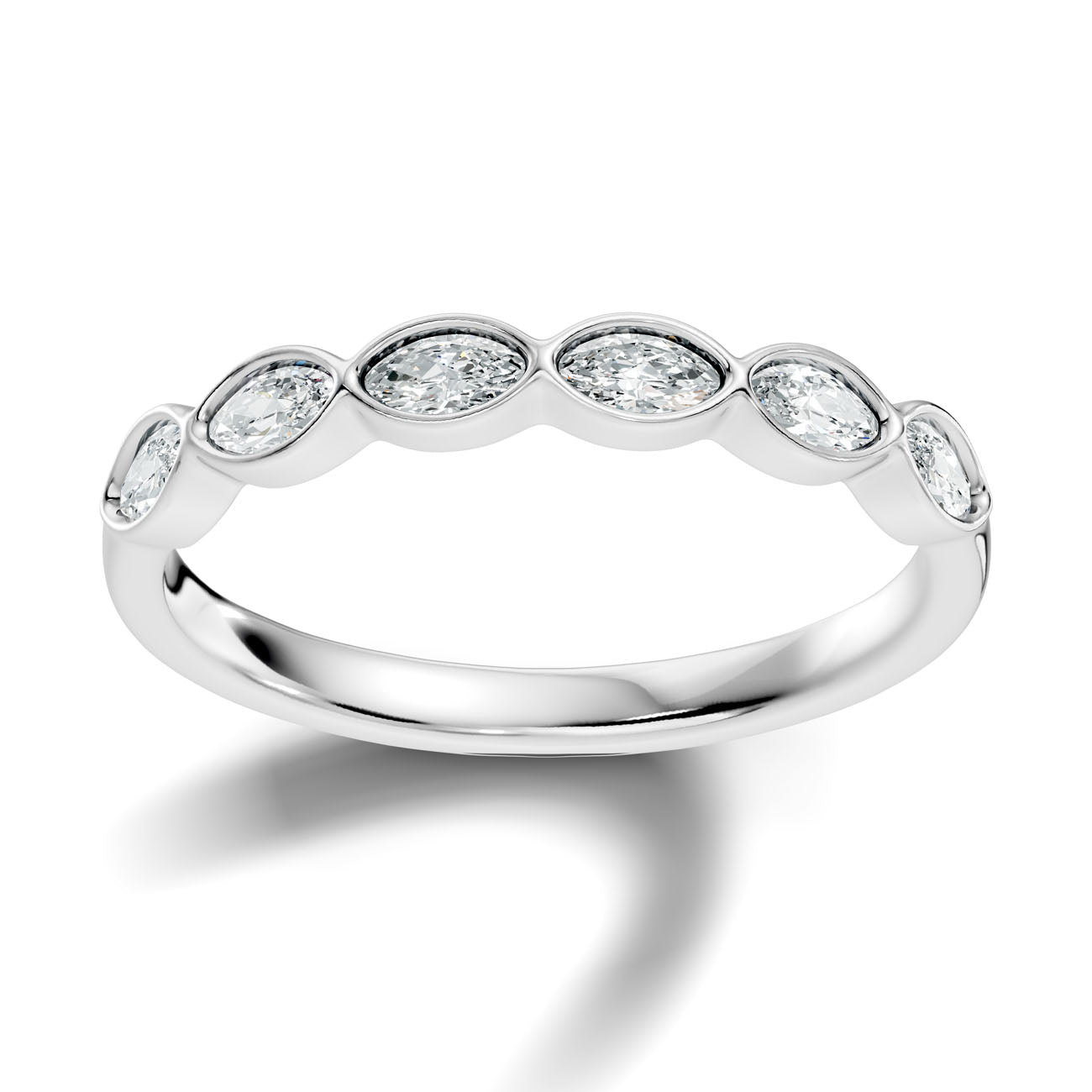 .30 Ct. Marquise Diamond Bezel Band (L2-27#10001L)