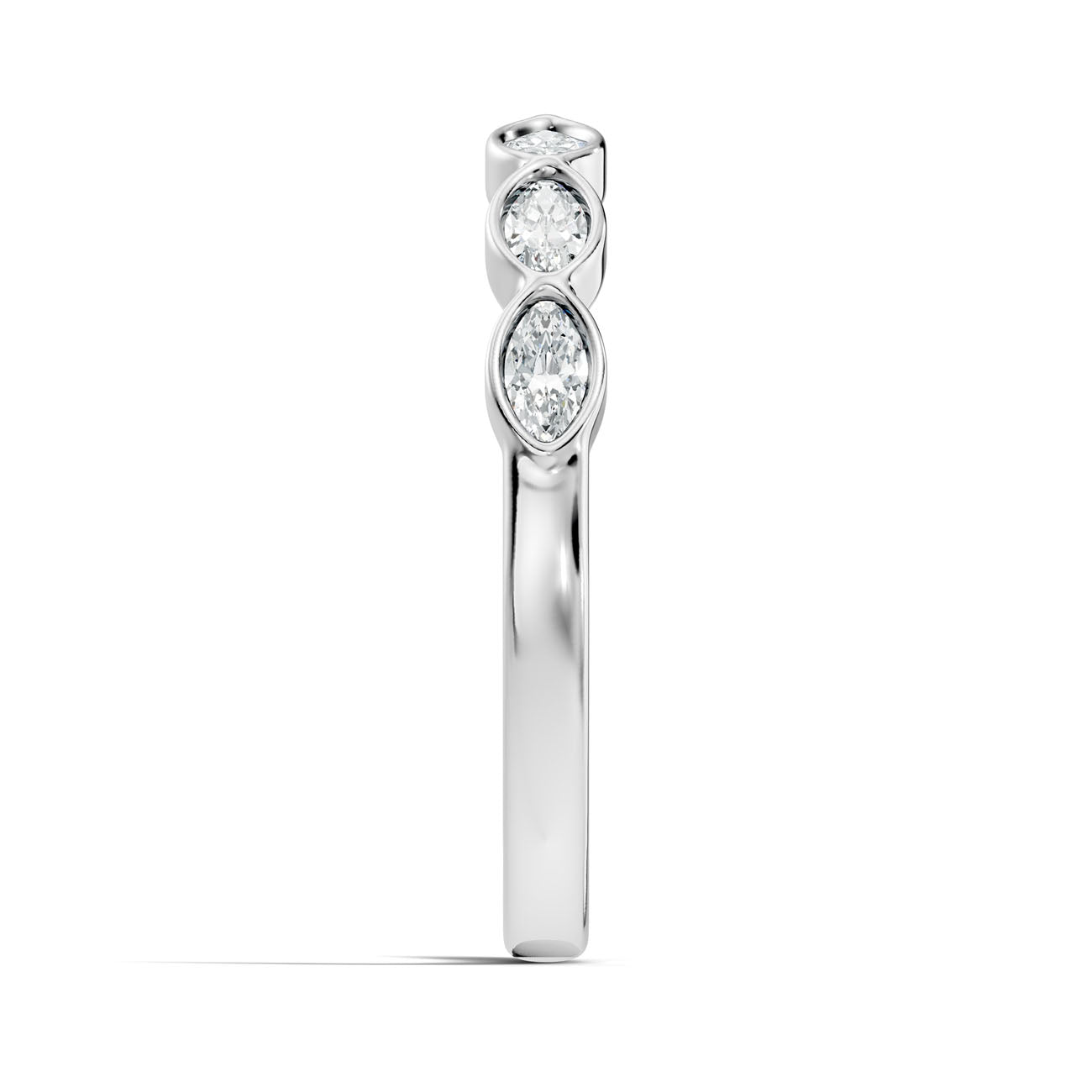 .30 Ct. Marquise Diamond Bezel Band (L2-27#10001L) 12
