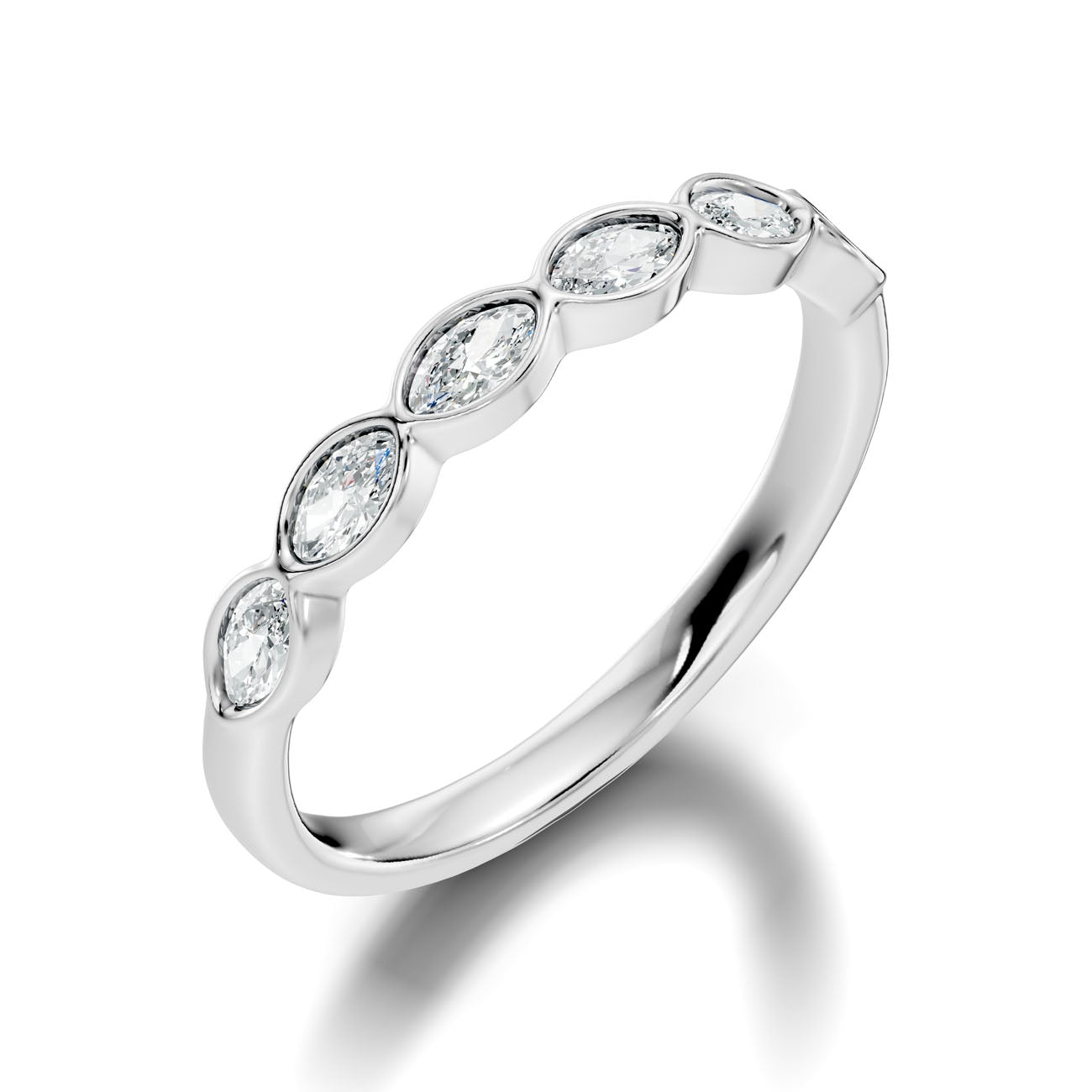 .30 Ct. Marquise Diamond Bezel Band (L2-27#10001L) 13