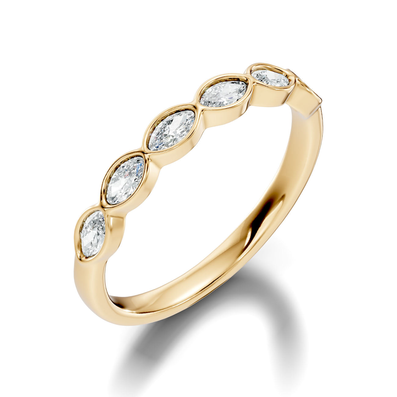 .30 Ct. Marquise Diamond Bezel Band (L2-27#10001L)