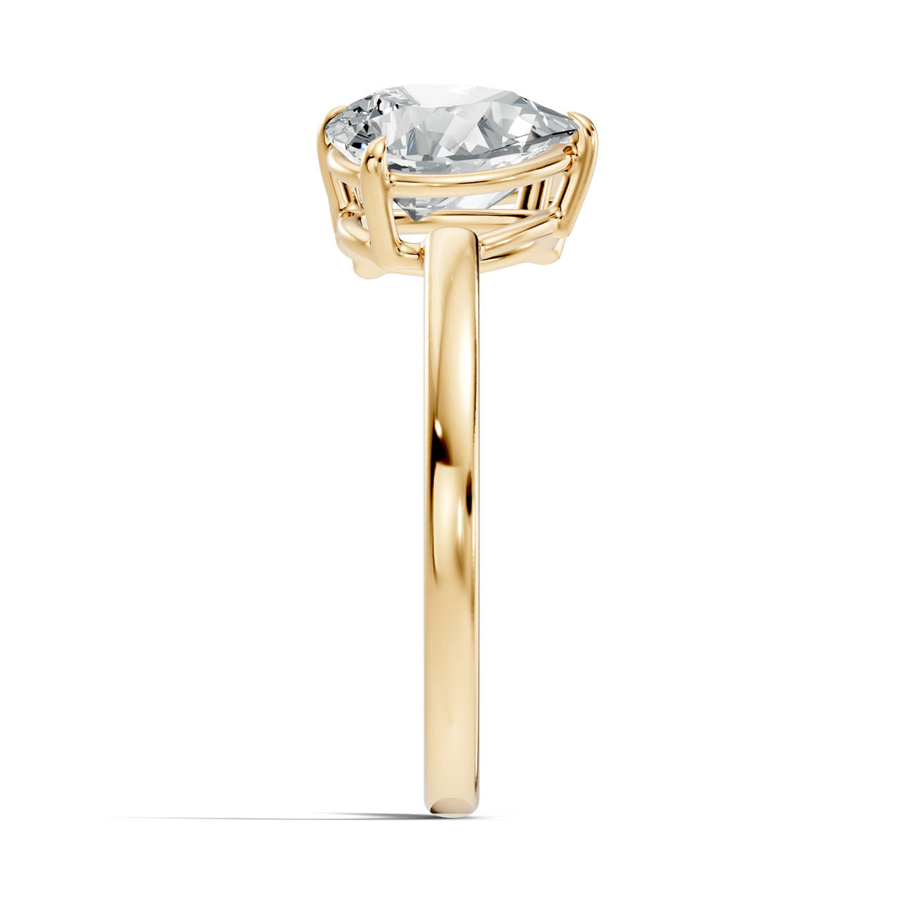 2.75 Ct. Toi et Moi Oval and Pear Diamond Ring with Dual-Prong Setting (L2-27#10026L) 12