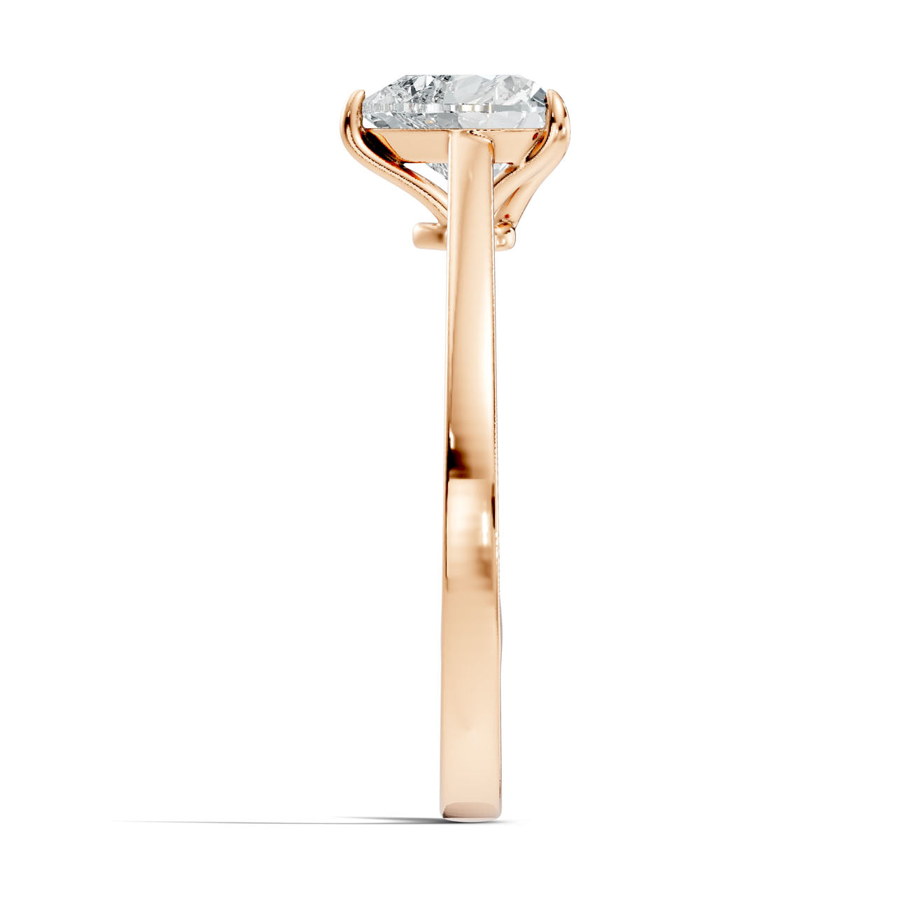 1.00 Ct Classic Heart-Shaped Diamond Solitaire Ring with Three-Prong Setting (L2-27#10028L) 15