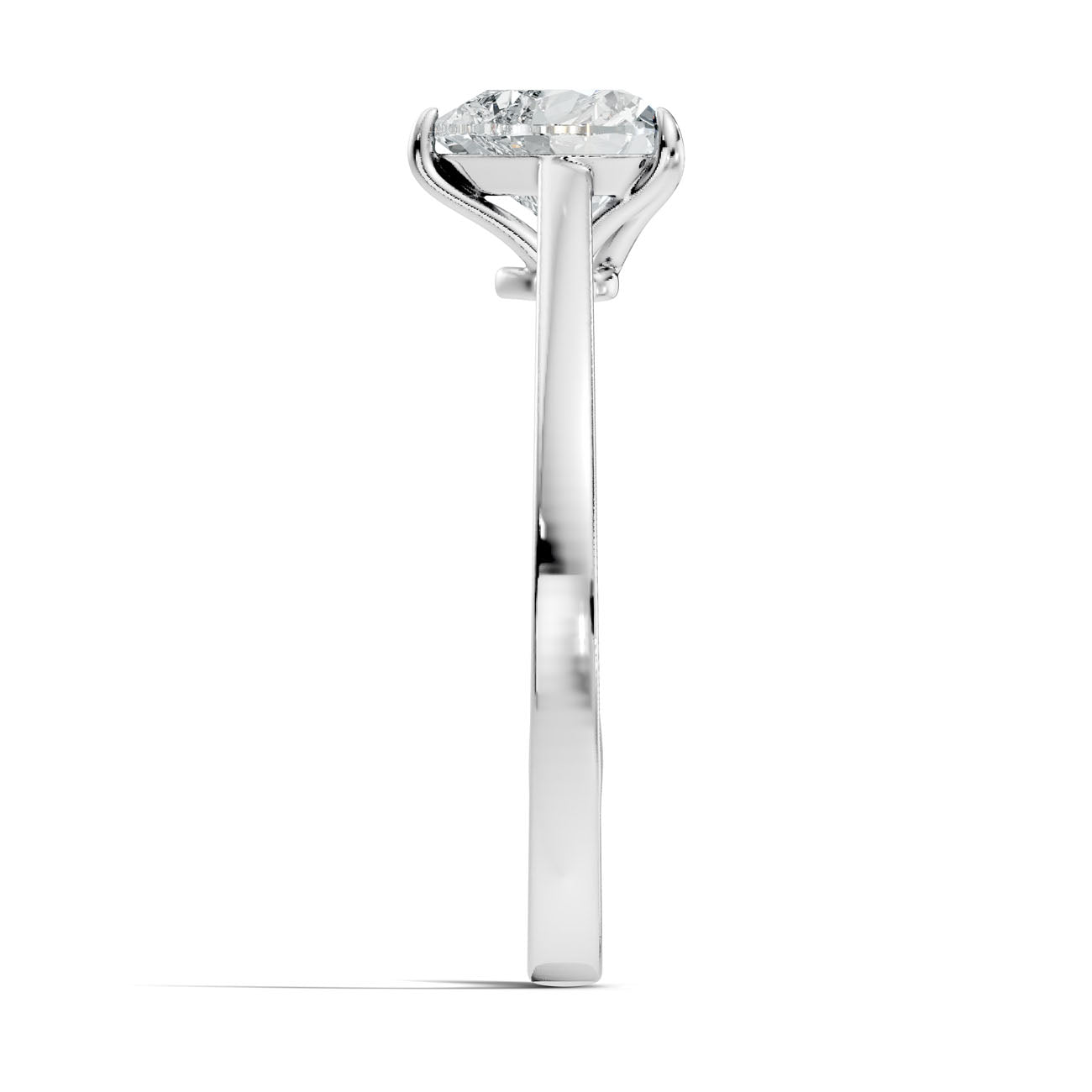 1.00 Ct Classic Heart-Shaped Diamond Solitaire Ring with Three-Prong Setting (L2-27#10028L) 13
