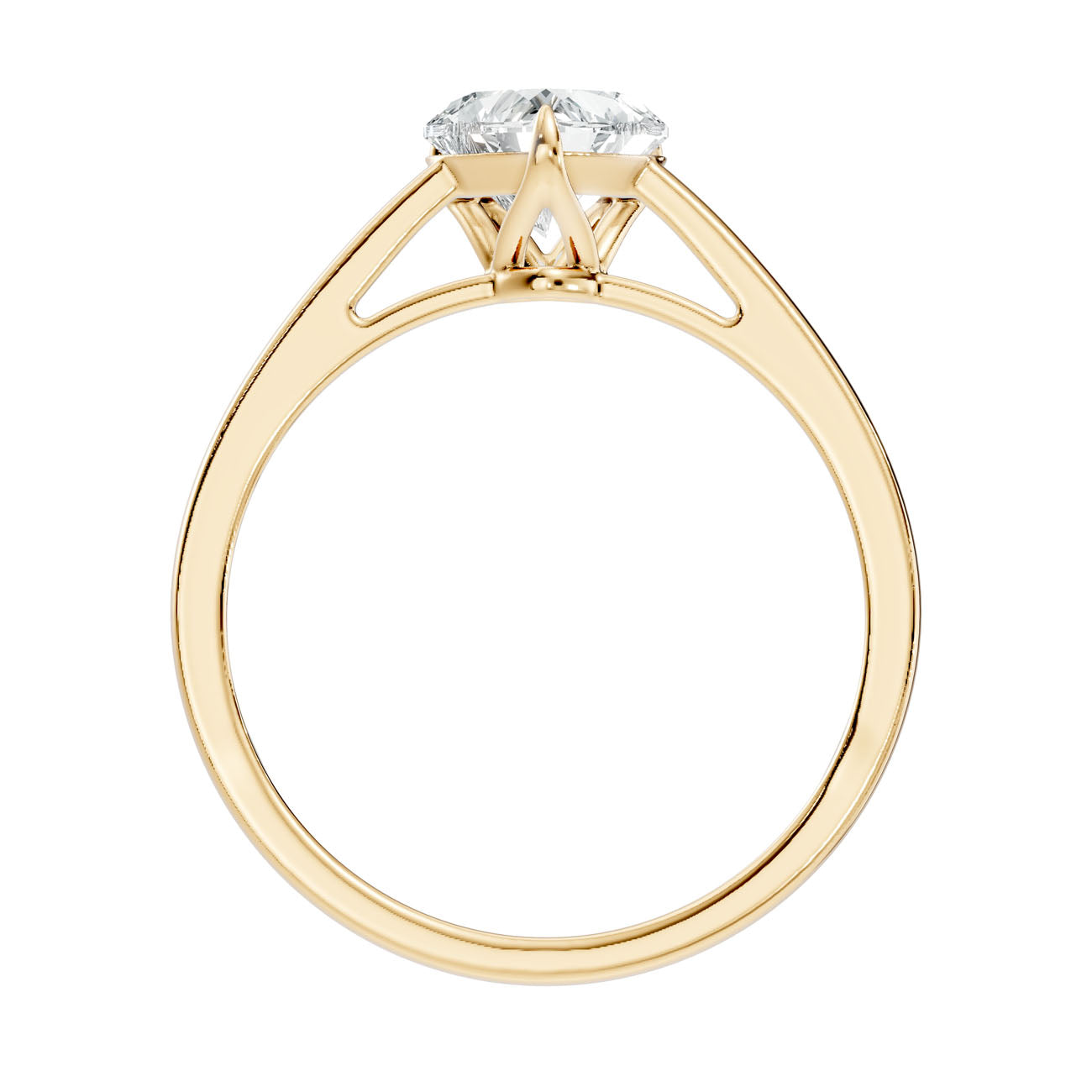 1.00 Ct Classic Heart-Shaped Diamond Solitaire Ring with Three-Prong Setting (L2-27#10028L) 12