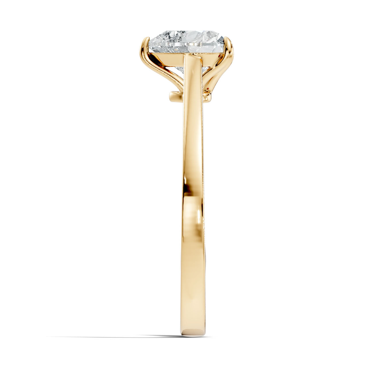 1.00 Ct Classic Heart-Shaped Diamond Solitaire Ring with Three-Prong Setting (L2-27#10028L) 5