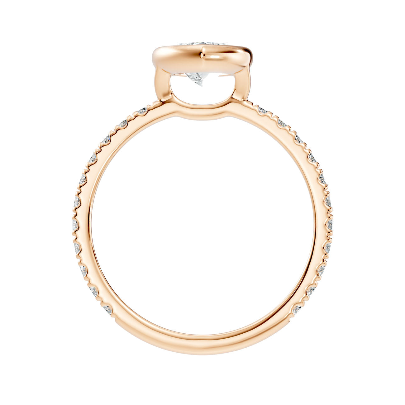 1.80 Ct. Marquise Diamond Ring with Bezel Setting and Pavé Band (L2-27#10047L) 15