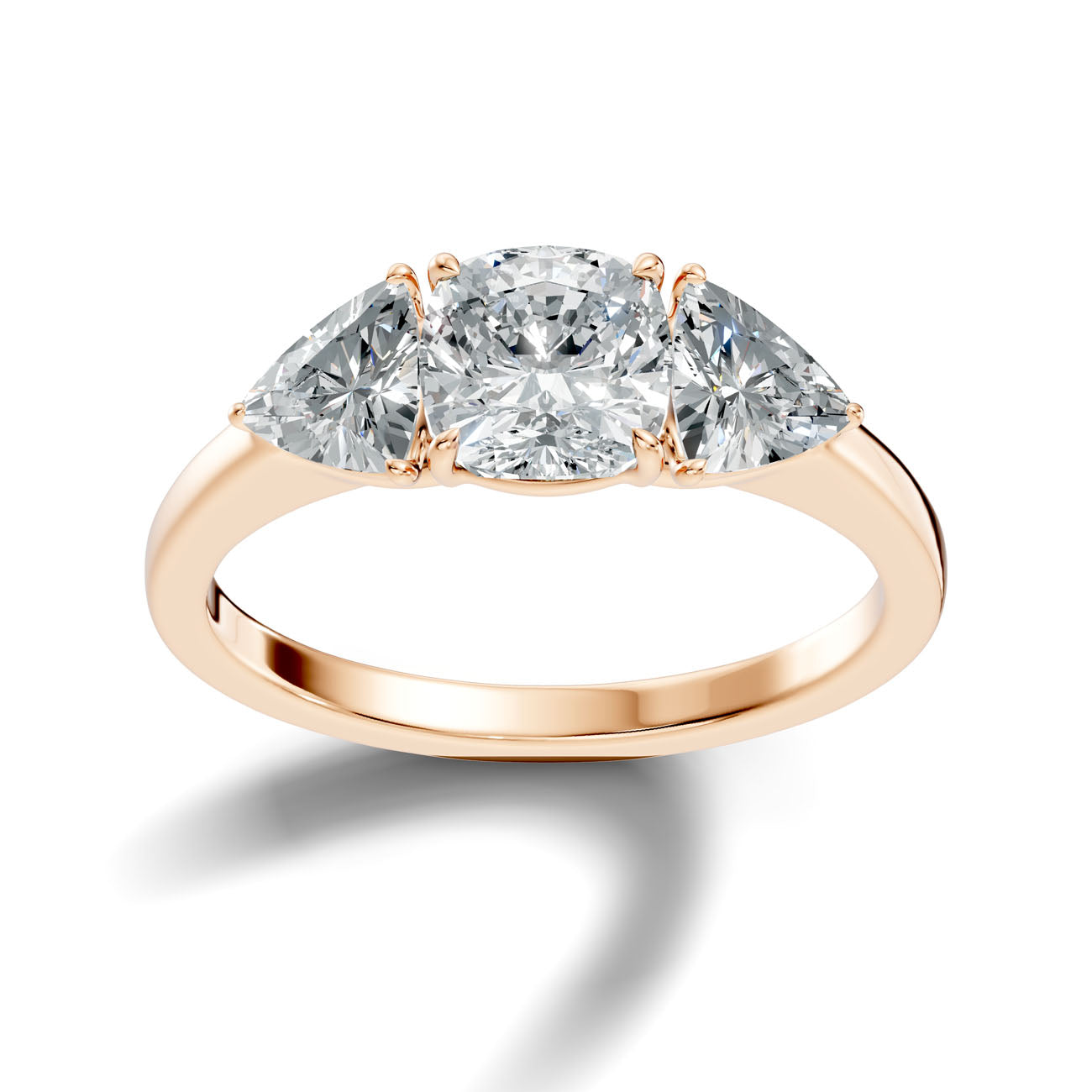 2.37 Ct. Cushion Cut Diamond Ring with Marquise Side Stones (L2-27#10051L) 8