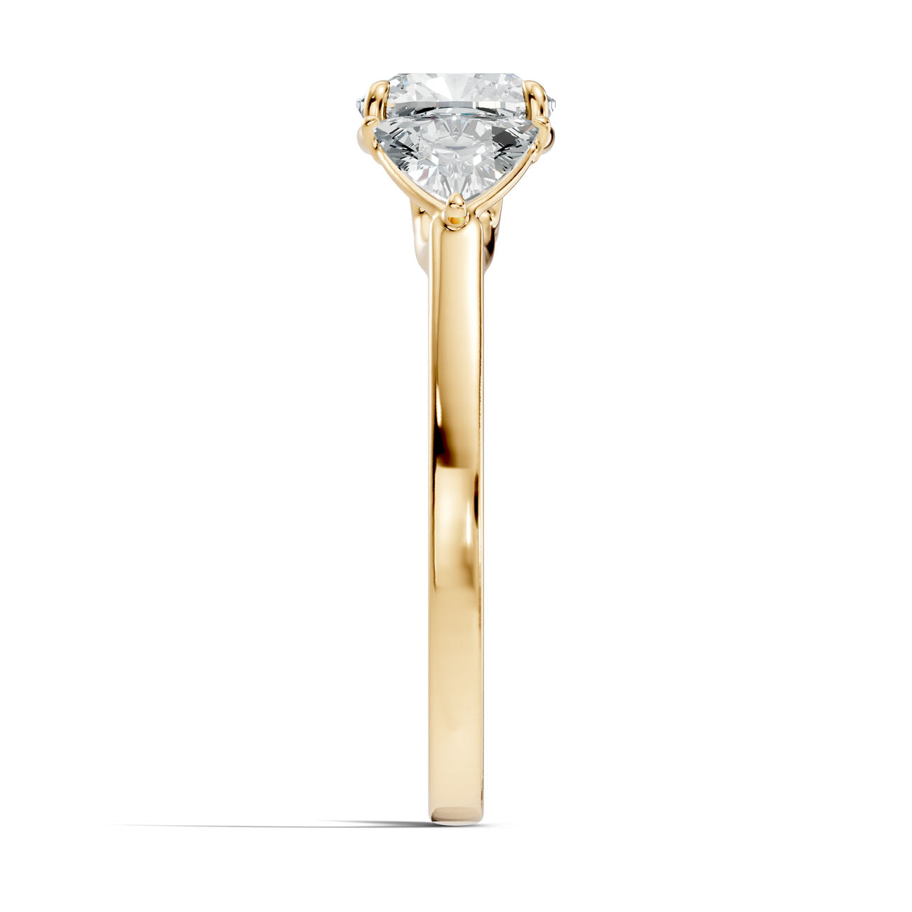 2.37 Ct. Cushion Cut Diamond Ring with Marquise Side Stones (L2-27#10051L) 14
