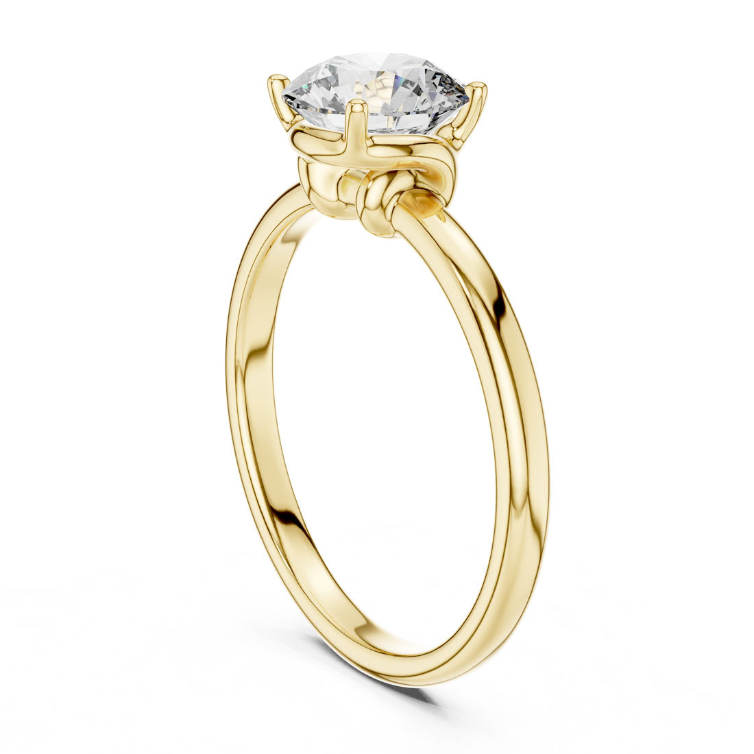1.00 Ct. Classic Round Brilliant Four-Prong Solitaire Engagement Ring (LR-0022) 8