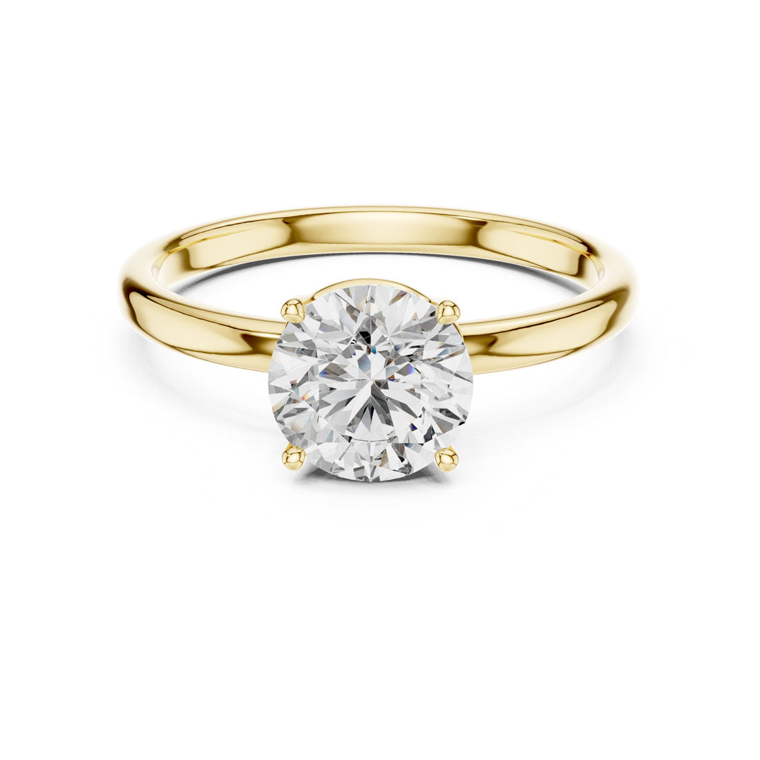 1.00 Ct. Classic Round Brilliant Four-Prong Solitaire Engagement Ring (LR-0022)