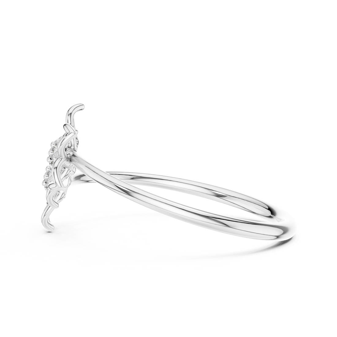 .06 Ct. Diamond Floral Duo Ring (LR-01 (100)) 12