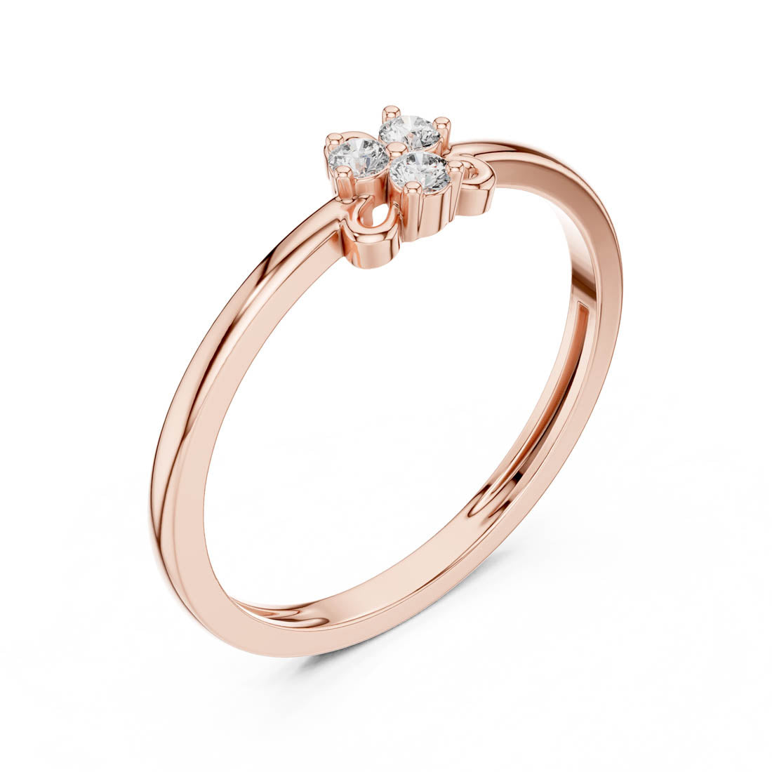 .06 Ct. Floral Diamond Cluster Ring (LR-01 (92)) 10