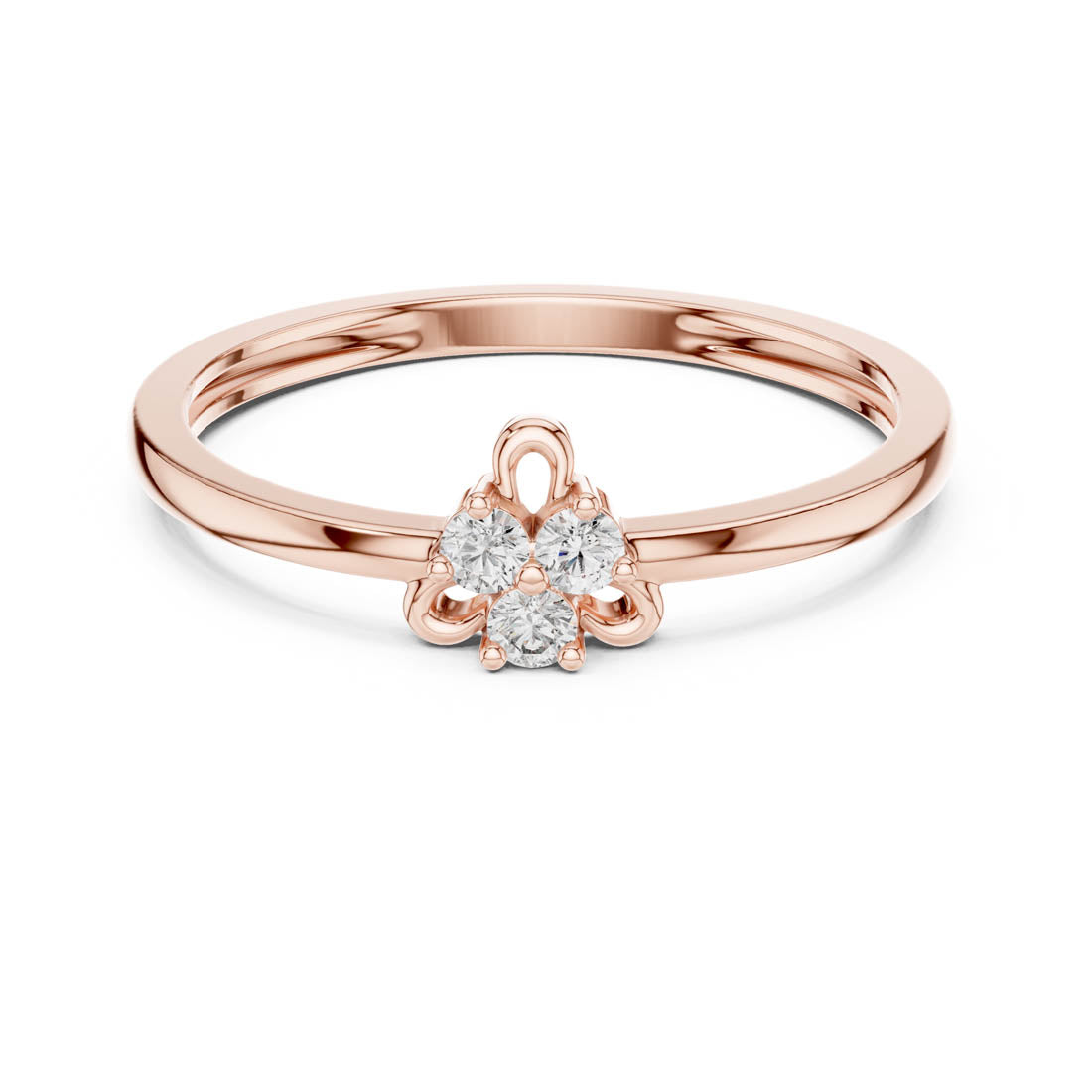 .06 Ct. Floral Diamond Cluster Ring (LR-01 (92)) 7
