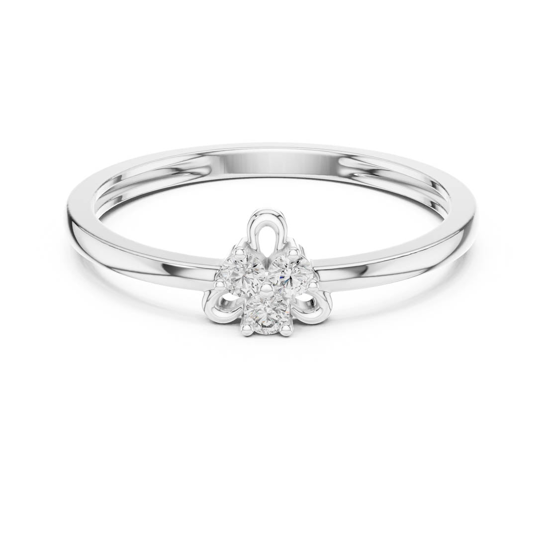 .06 Ct. Floral Diamond Cluster Ring (LR-01 (92)) 5