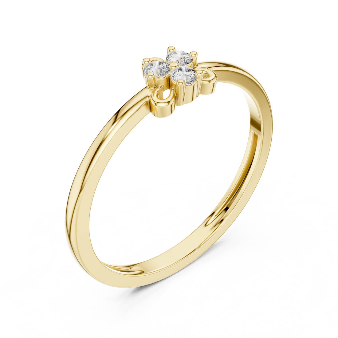 .06 Ct. Floral Diamond Cluster Ring (LR-01 (92))