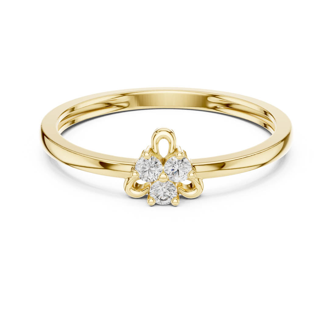 .06 Ct. Floral Diamond Cluster Ring (LR-01 (92))