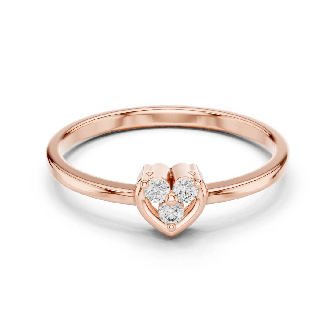 .06 Ct. Heart Diamond Cluster Ring (LR-01 (94))