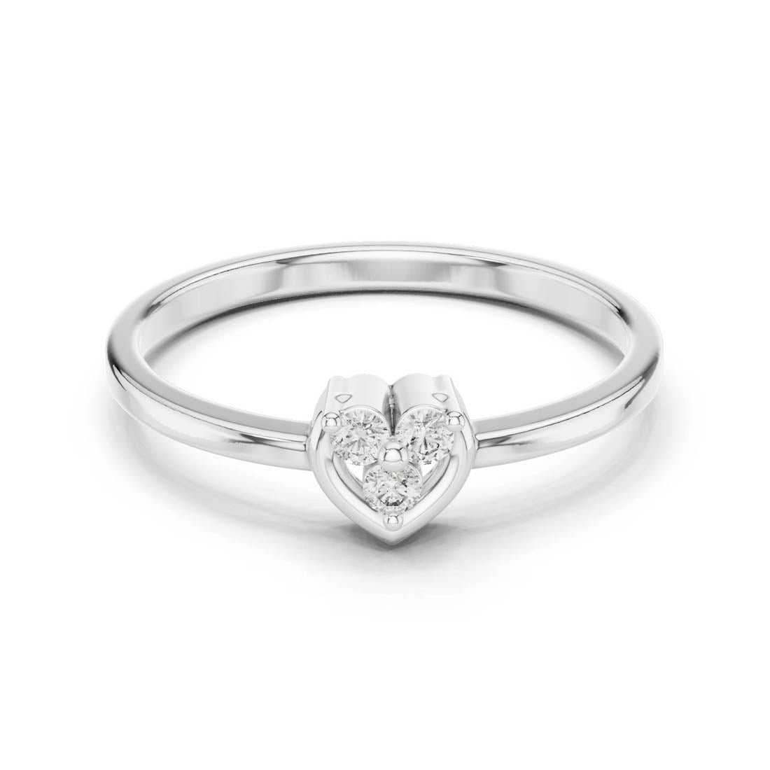 .06 Ct. Heart Diamond Cluster Ring (LR-01 (94)) 5