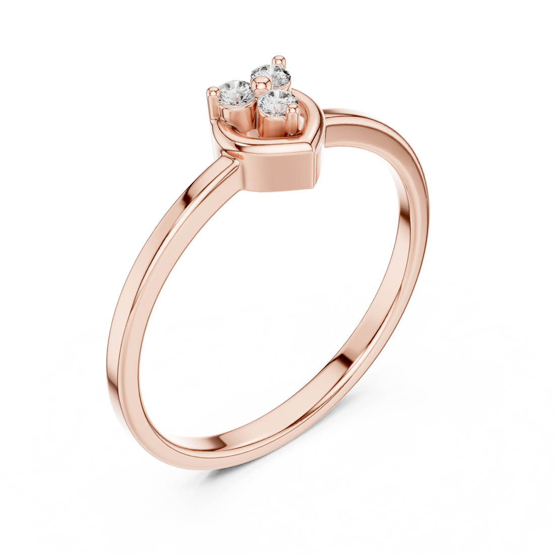 .06 Ct. Heart Diamond Cluster Ring (LR-01 (94)) 10