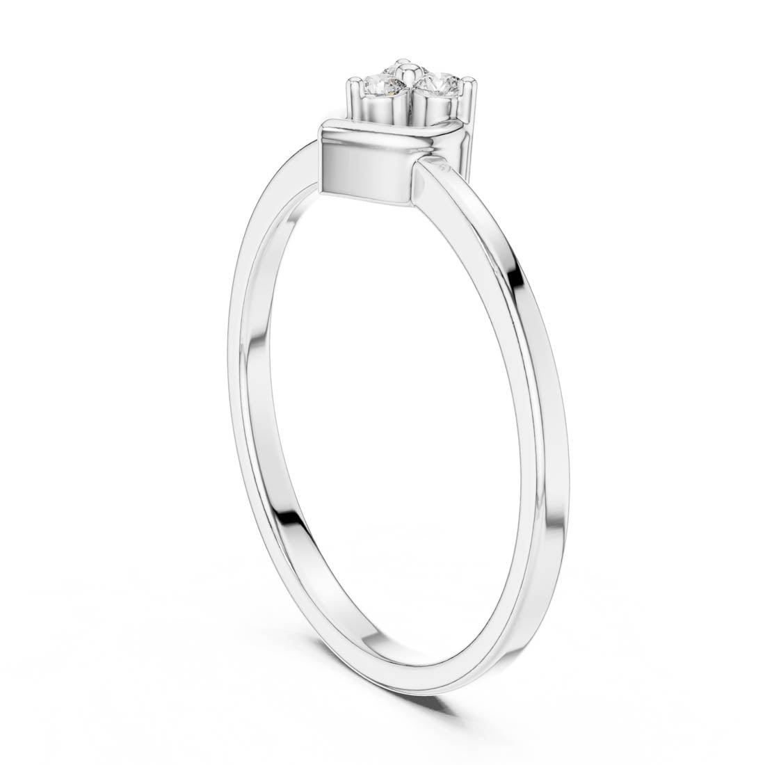 .06 Ct. Heart Diamond Cluster Ring (LR-01 (94)) 6