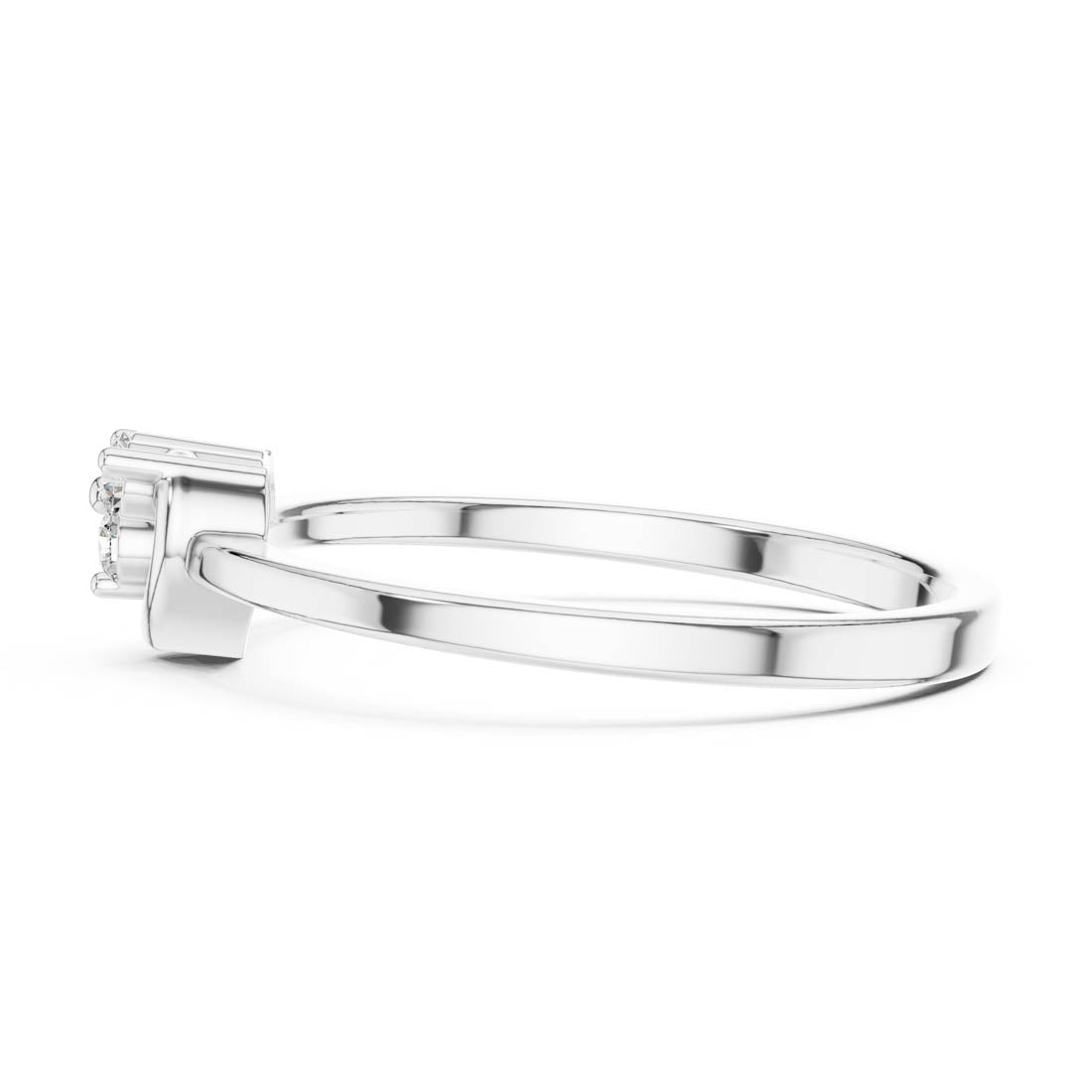 .06 Ct. Heart Diamond Cluster Ring (LR-01 (94)) 11