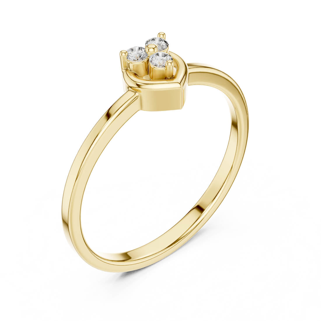 .06 Ct. Heart Diamond Cluster Ring (LR-01 (94))