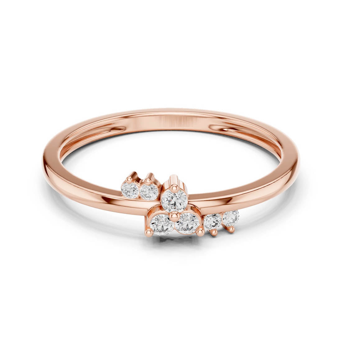 .09 Ct. Diamond Cluster Accent Ring (LR-01 (95)) 7